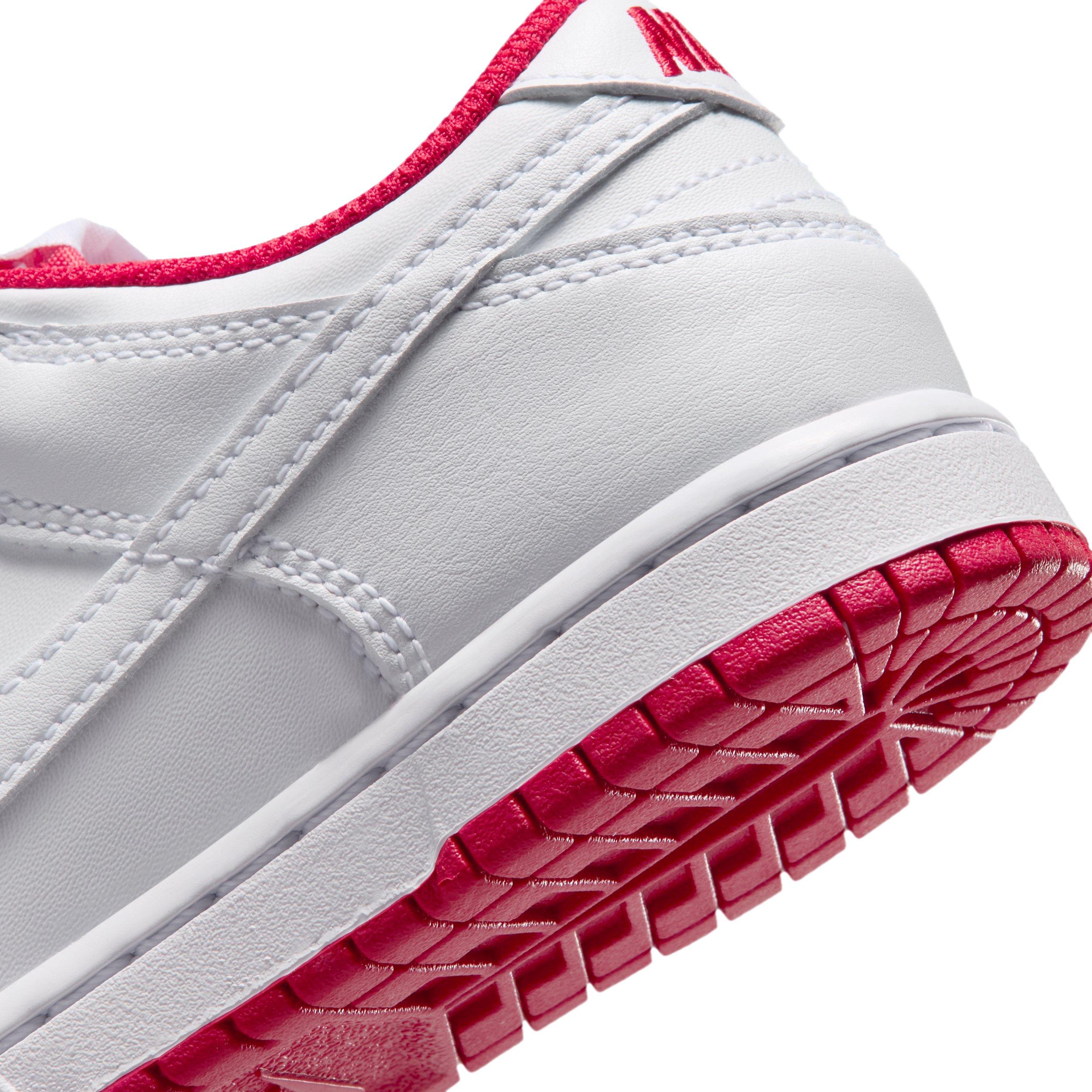 Nike Dunk Low Preschool Boys' "White/University Red/White" Shoe