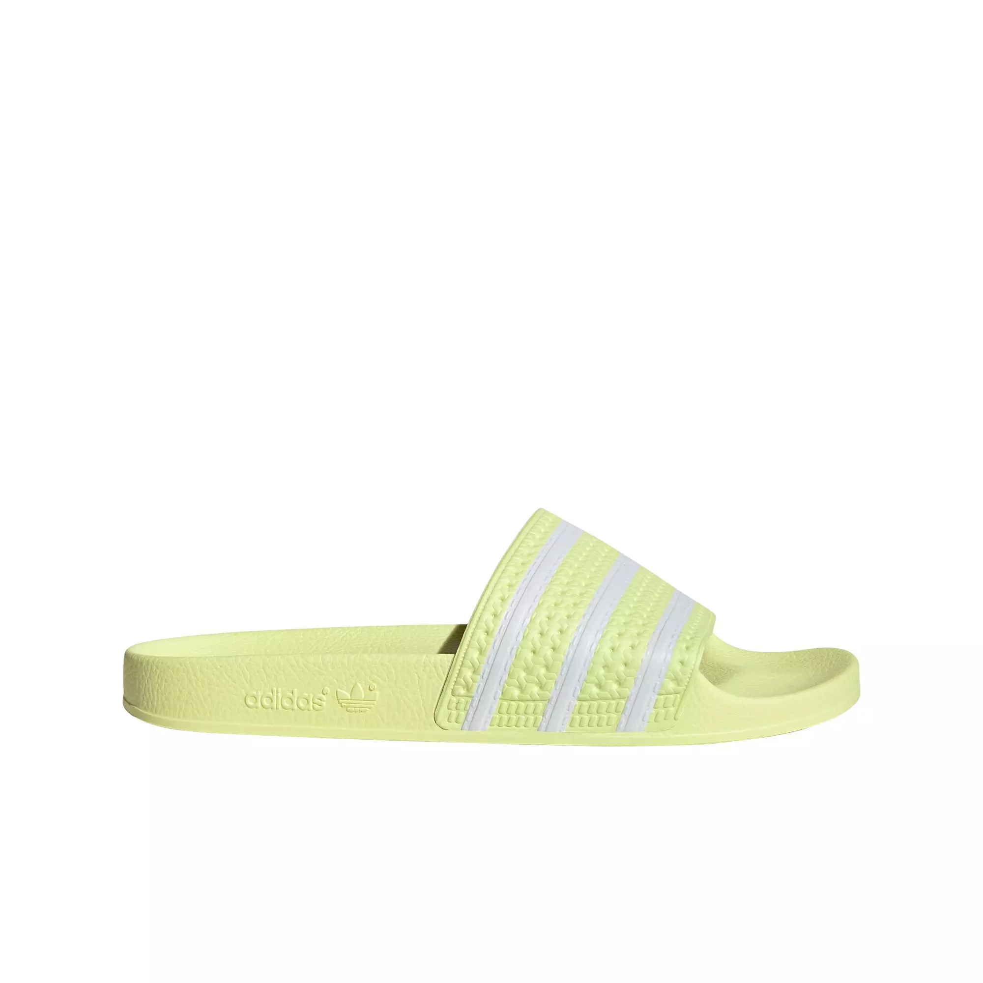 adidas Originals Adilette "Yellow/White" Grade School Boys' Slide - YELLOW/WHITE