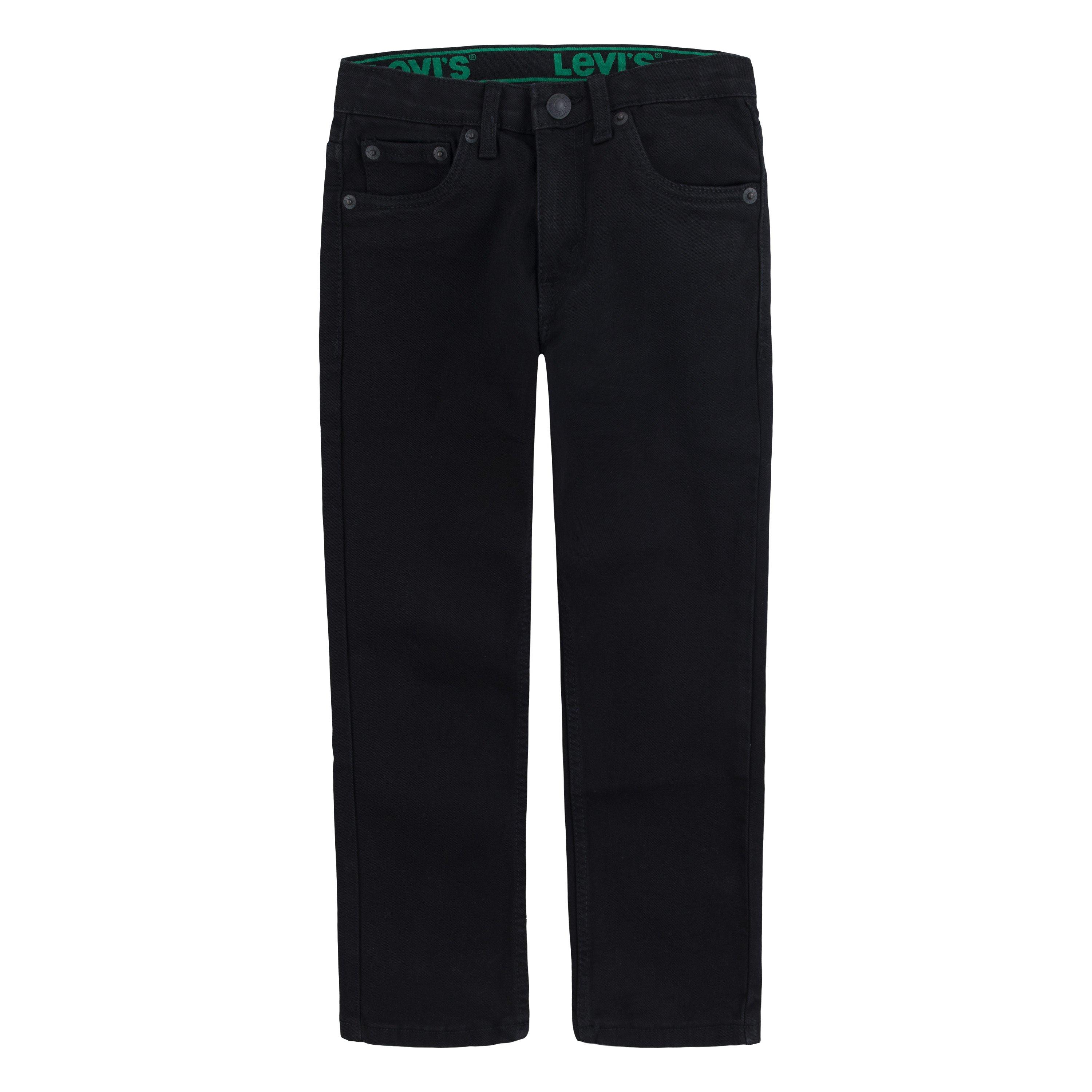 Levi's Little Boys' 511 Eco-Soft Performance Slim Fit Black Wash Denim Straight Jeans - BLACK Thumbnail View 8