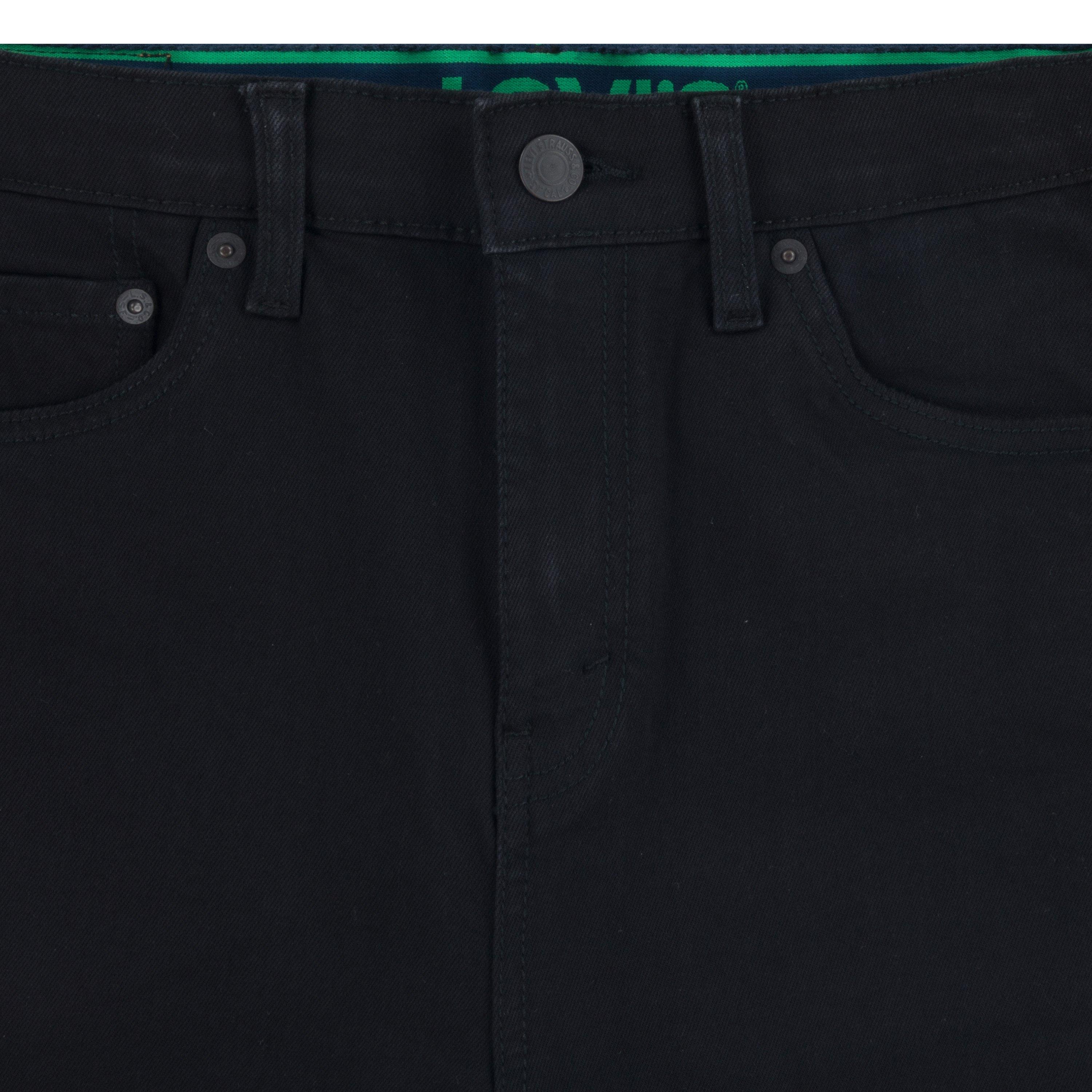 Levi's Big Boys' 511 Eco-Soft Performance Slim Fit Black Wash Denim Straight Jeans - BLACK Thumbnail View 4