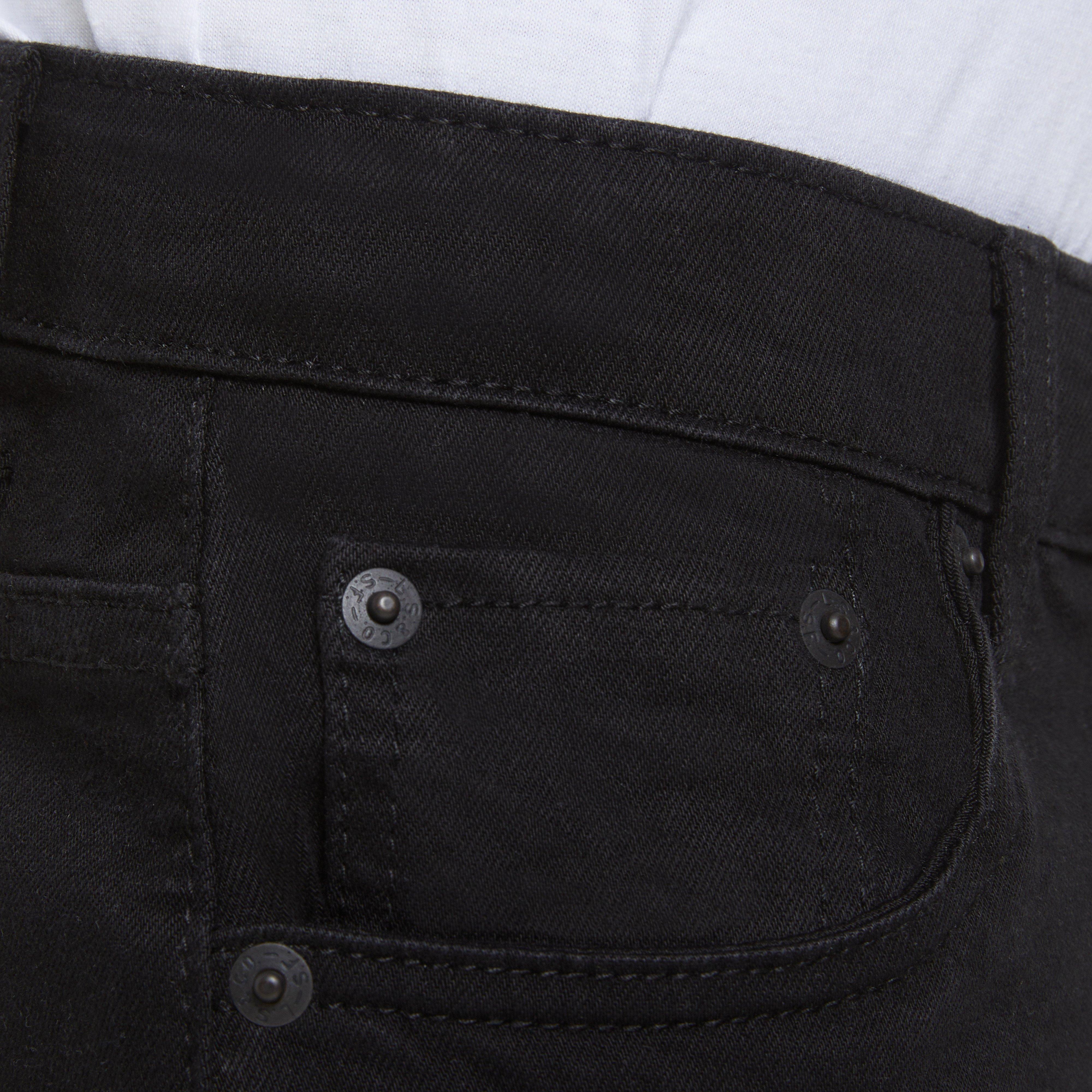 Levi's Big Boys' 511 Eco-Soft Performance Slim Fit Black Wash Denim Straight Jeans - BLACK Thumbnail View 5