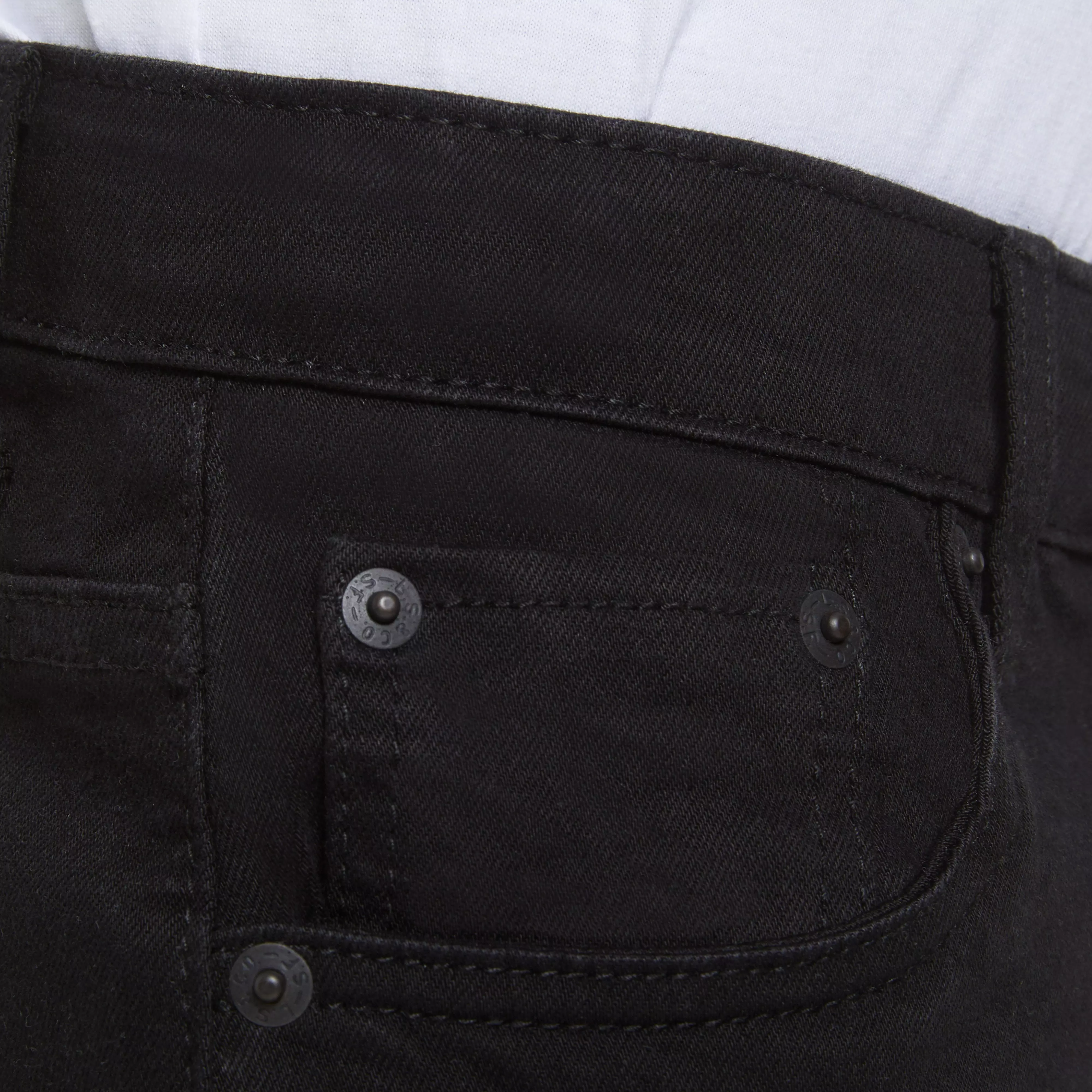 Levi's Big Boys' 511 Eco-Soft Performance Slim Fit Black Wash Denim Straight Jeans - BLACK