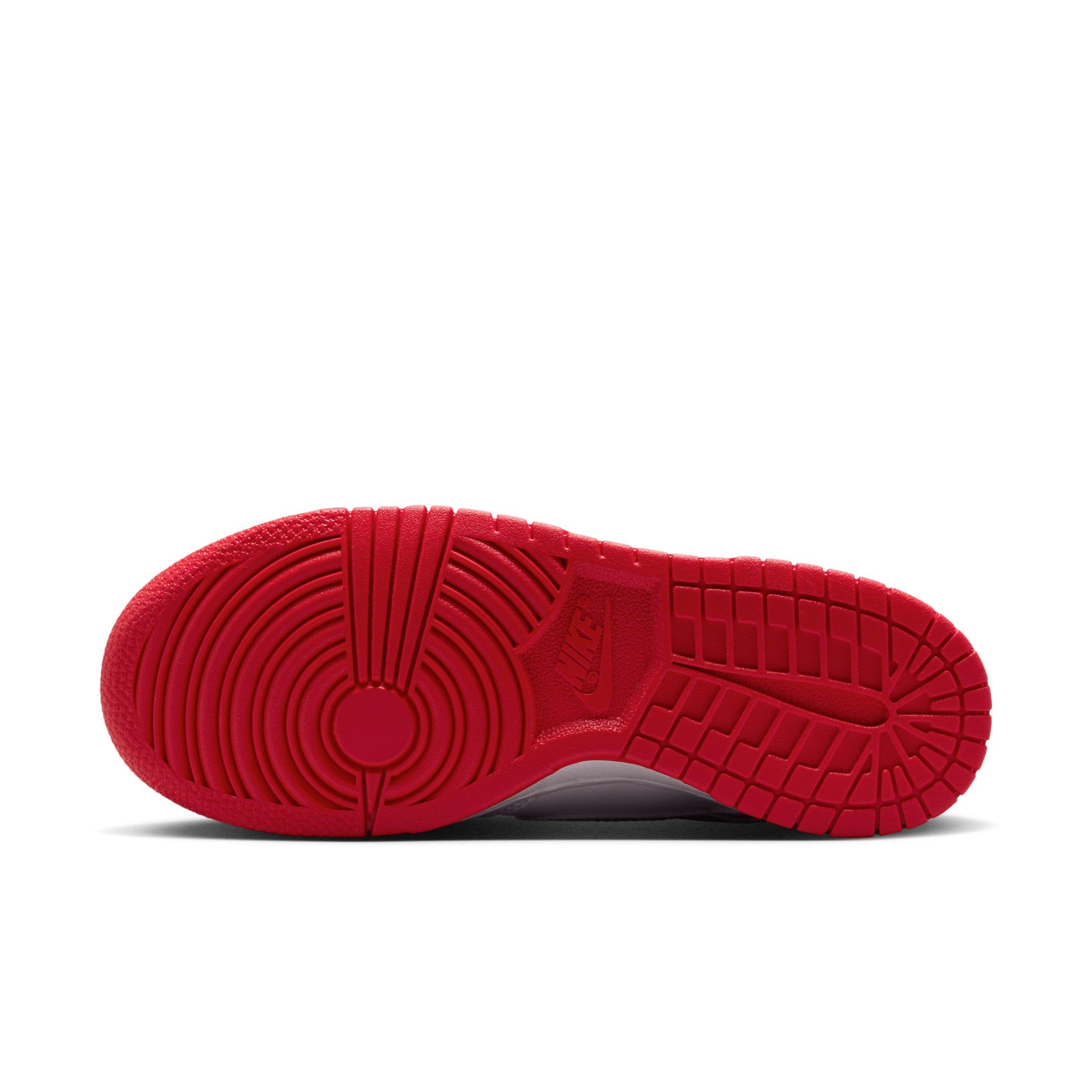 Nike Dunk Low Grade School Boys' "White/University Red/White" Shoe