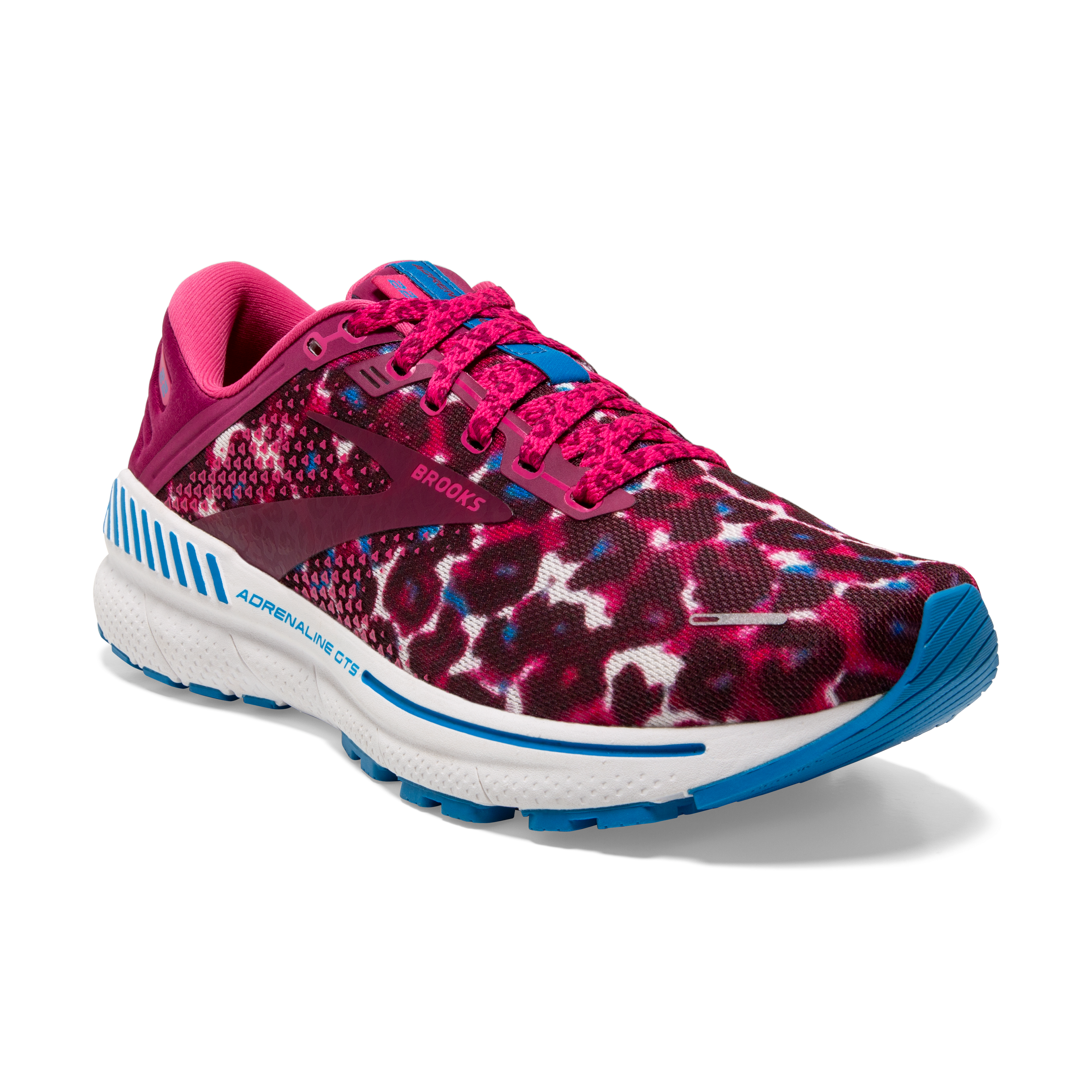 Brooks Adrenaline GTS 22 "Magenta/Blue/White" Women's Running Shoe - MAGENTA/BLUE/WHITE Thumbnail View 3