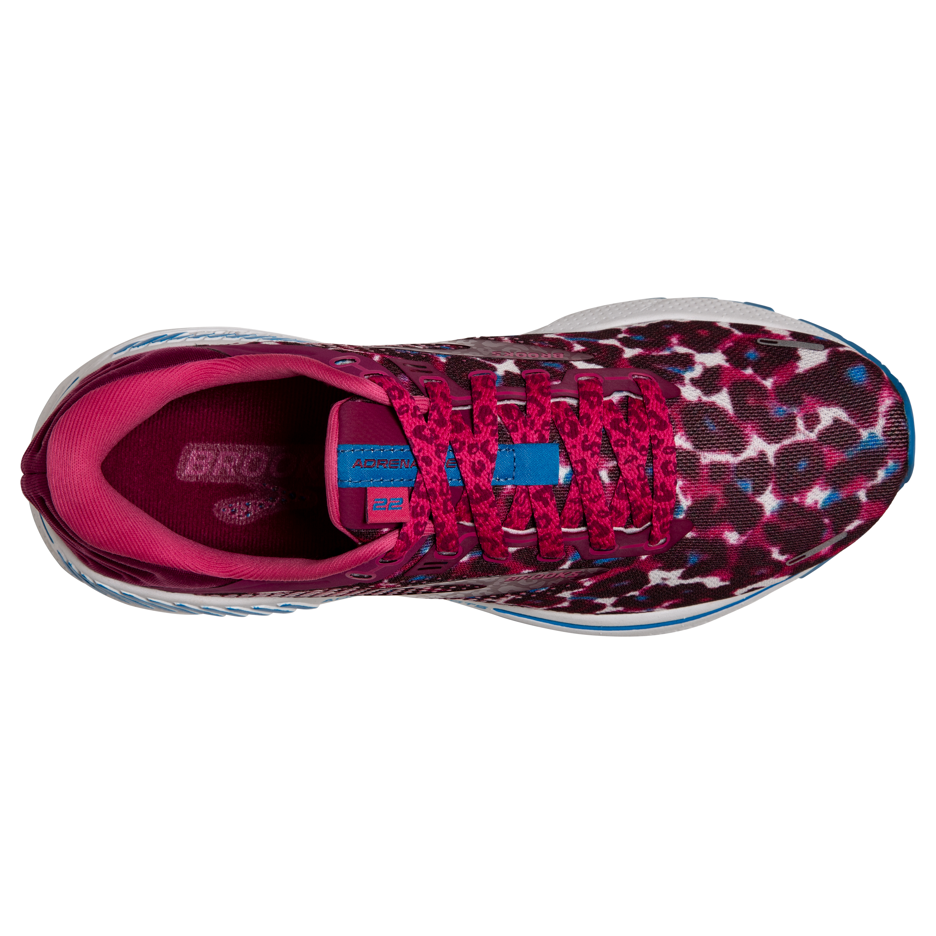 Brooks Adrenaline GTS 22 "Magenta/Blue/White" Women's Running Shoe - MAGENTA/BLUE/WHITE Thumbnail View 5