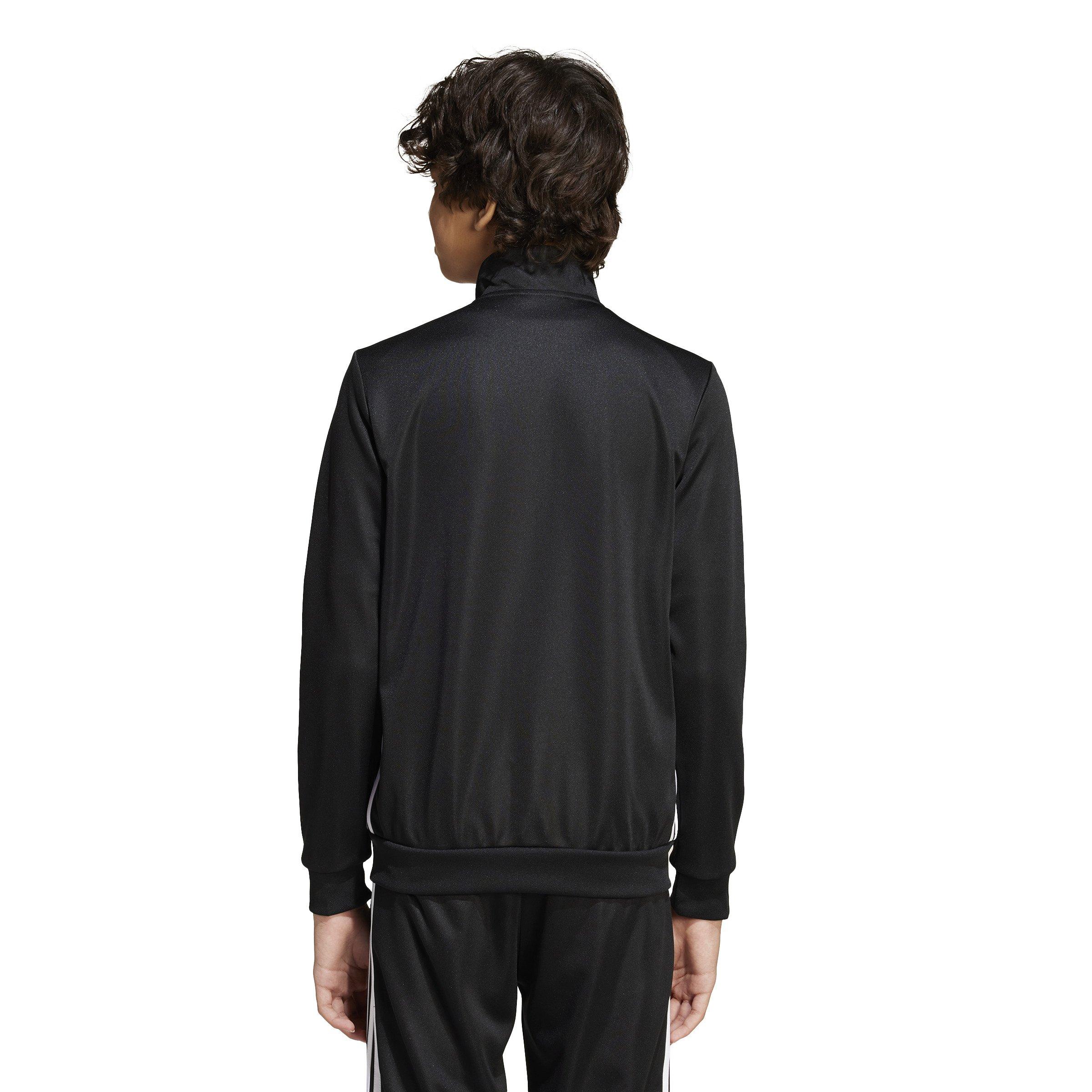 adidas Tiro 25 Essentials​ Soccer ​Big Kids' Black/White Trai​ning Jacket