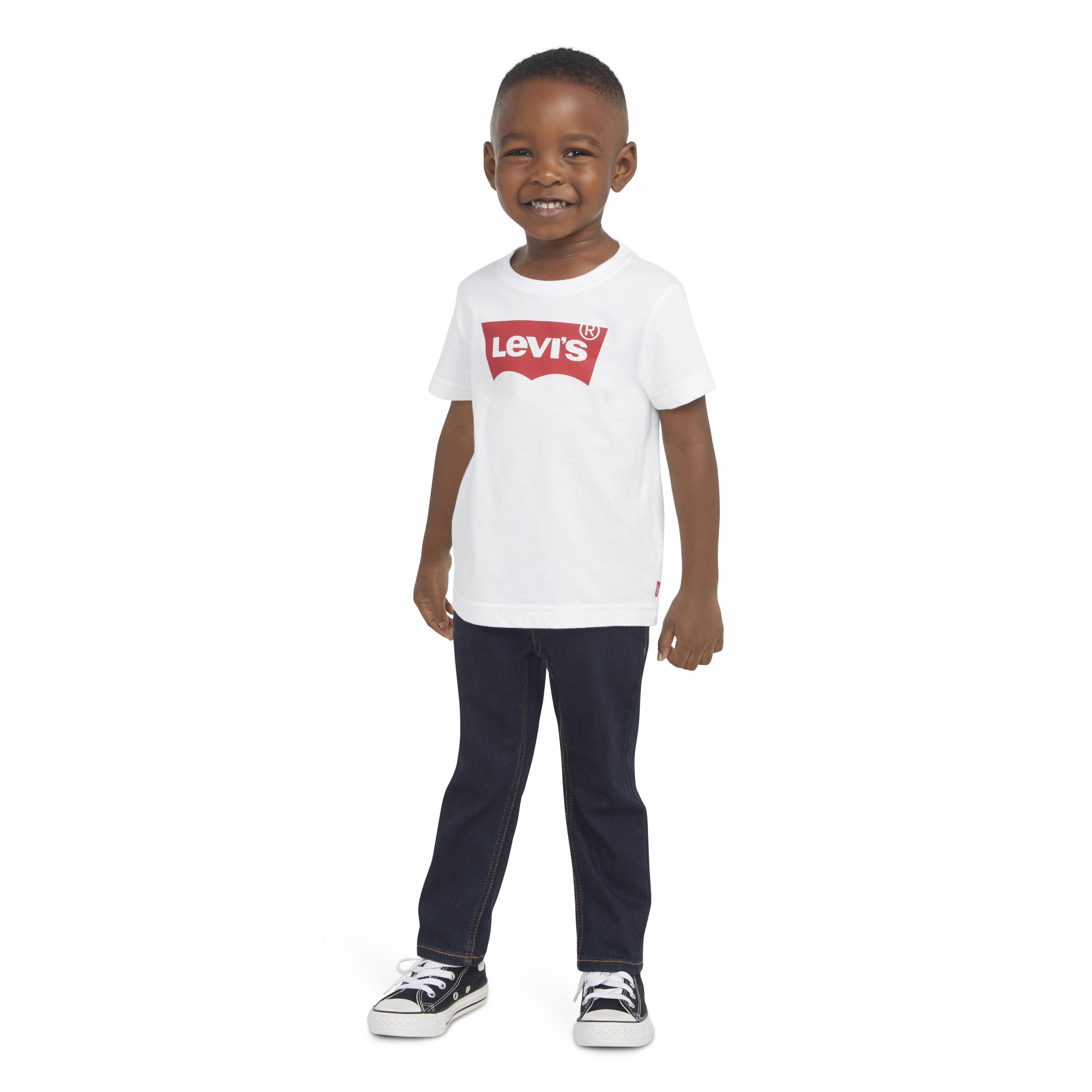 Levi's Toddler Boys' 511 Eco-Soft Performance Slim Fit Dark Wash Straight Jeans - Dk Blue Denim - DK BLUE Thumbnail View 11