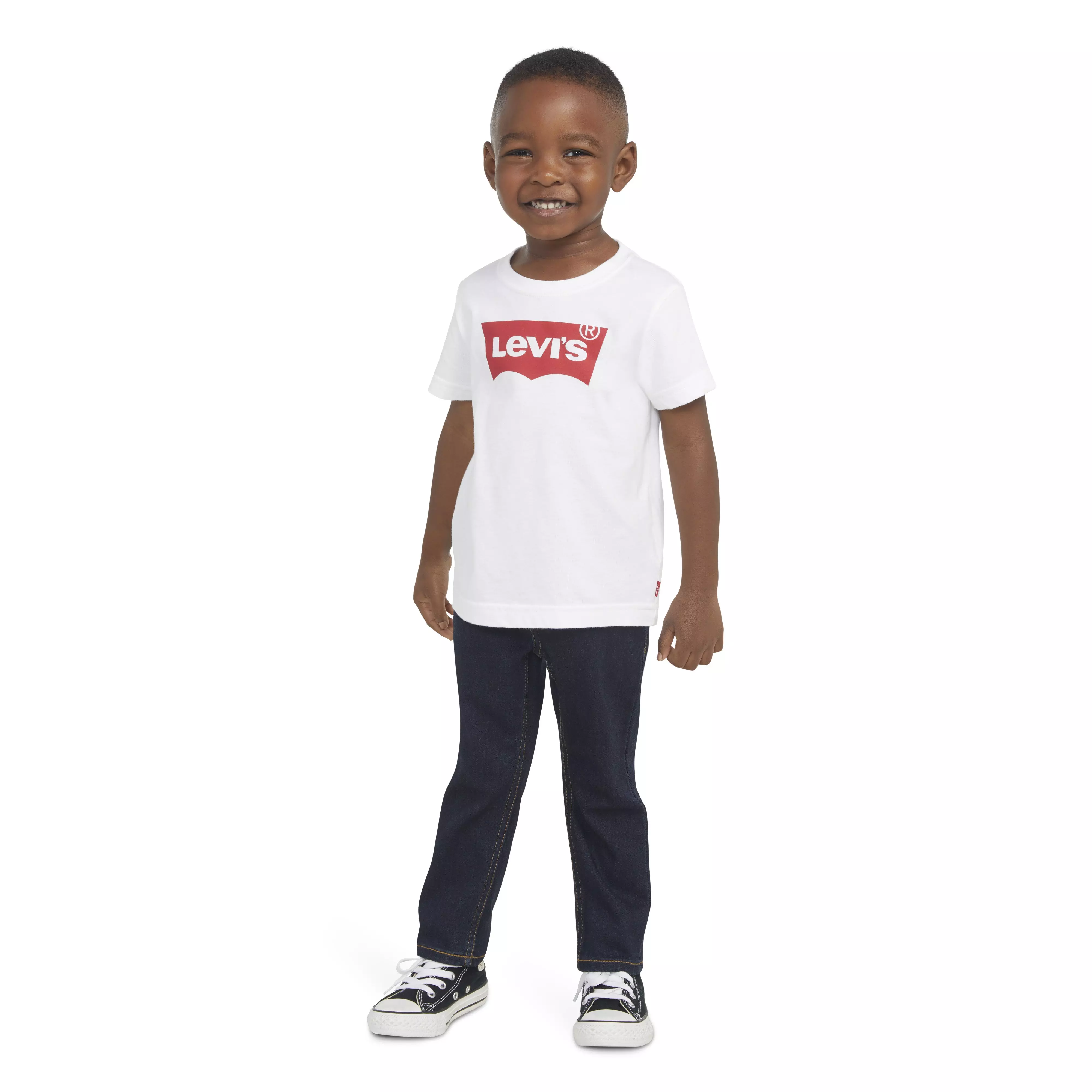Levi's Toddler Boys' 511 Eco-Soft Performance Slim Fit Dark Wash Straight Jeans - Dk Blue Denim - DK BLUE