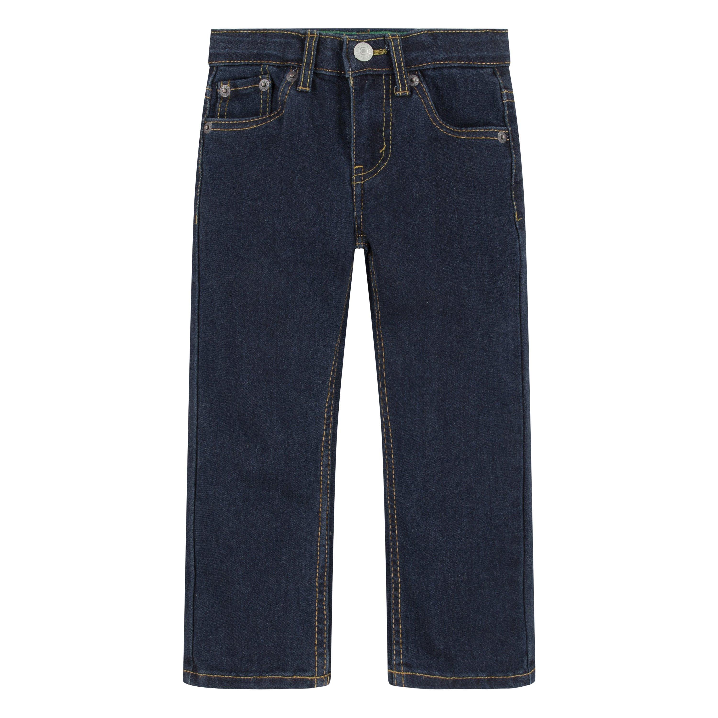 Levi's Toddler Boys' 511 Eco-Soft Performance Slim Fit Dark Wash Straight Jeans - Dk Blue Denim - DK BLUE Thumbnail View 9