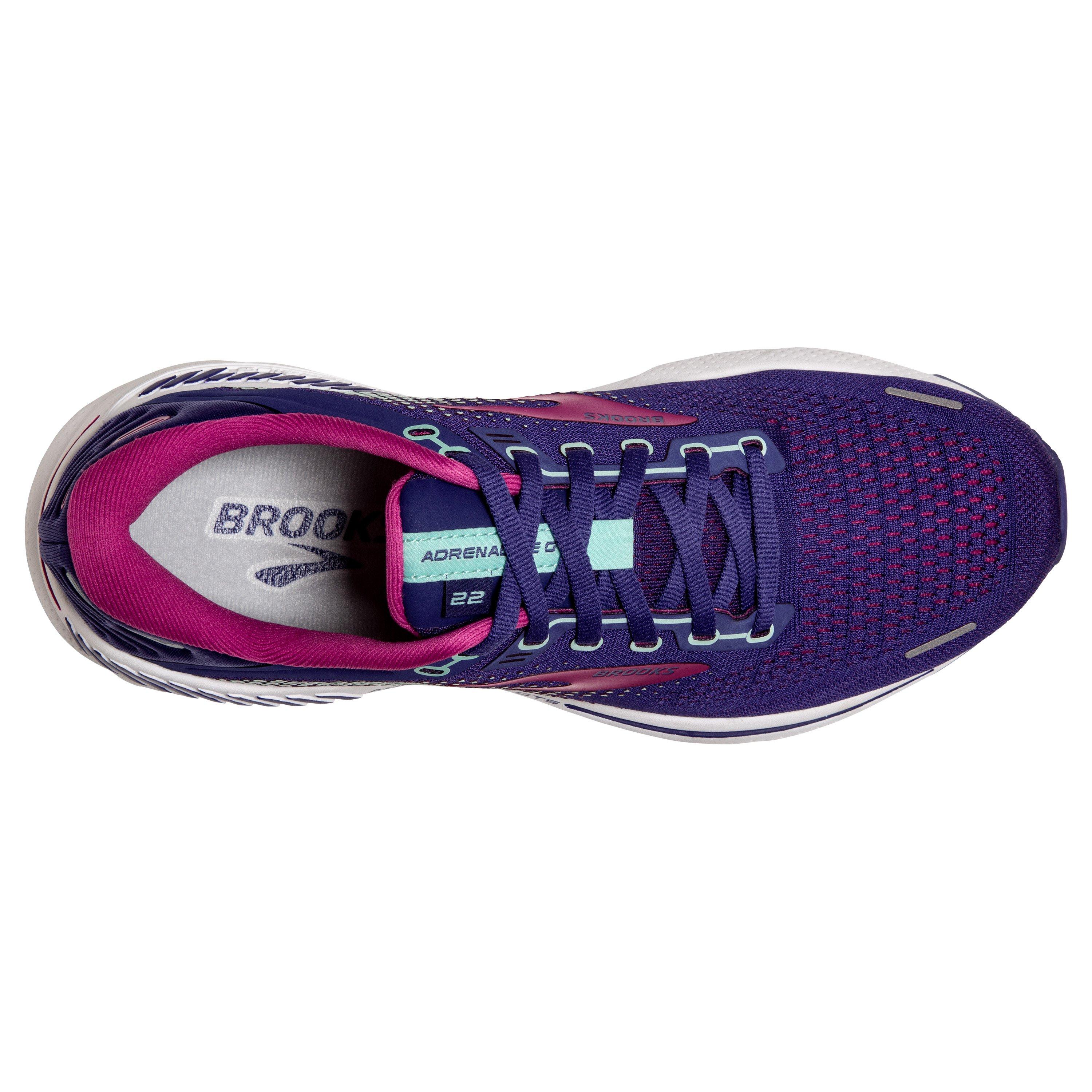 Brooks Adrenaline GTS 22 "Purple/Pink" Women's Running Shoe - PURPLE/PINK Thumbnail View 5