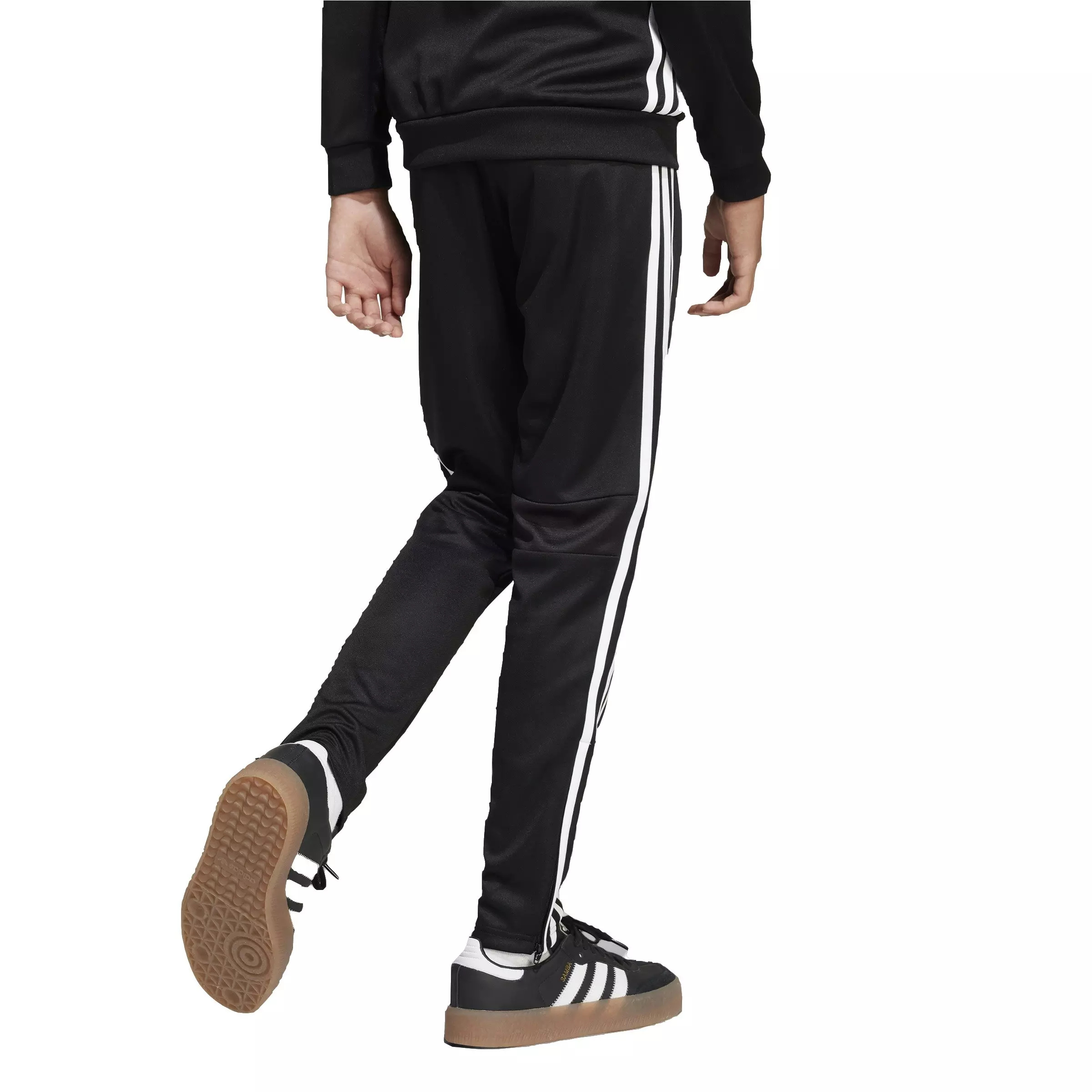adidas Big Kids' Tiro 25 Essentials Training Tracksuit Bottoms - Black/White - BLACK