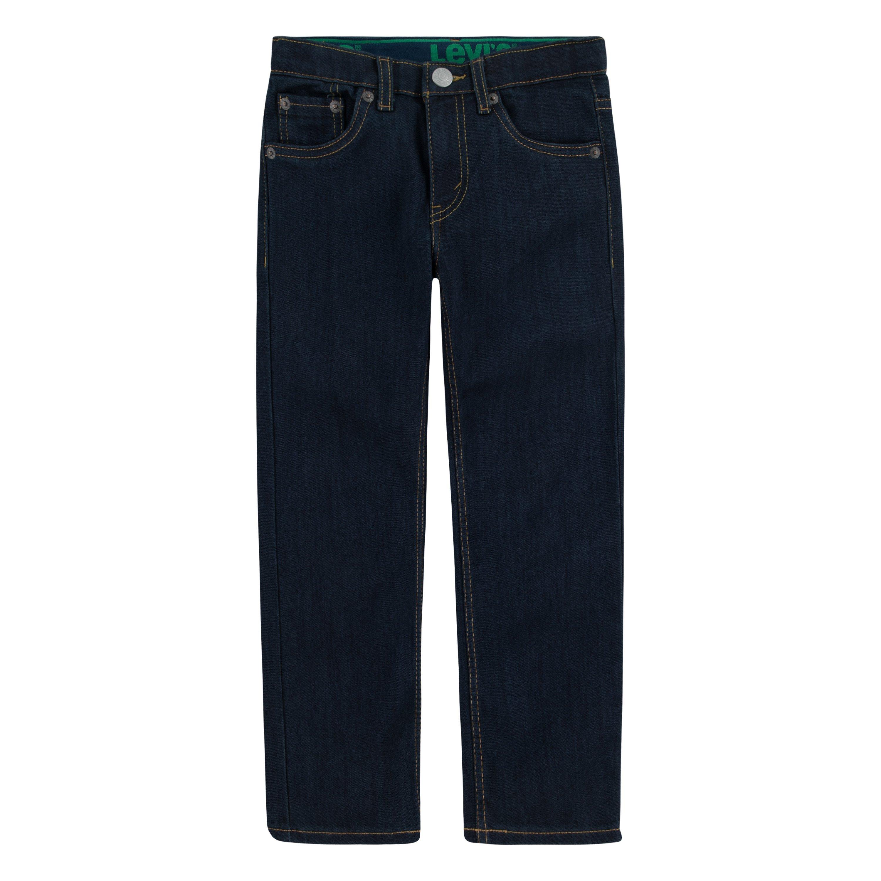 Levi's 511 Eco-Soft Performance Slim Fit Dark Wash Little Boys' Dark Blue Denim Straight Jeans - DK BLUE Thumbnail View 8