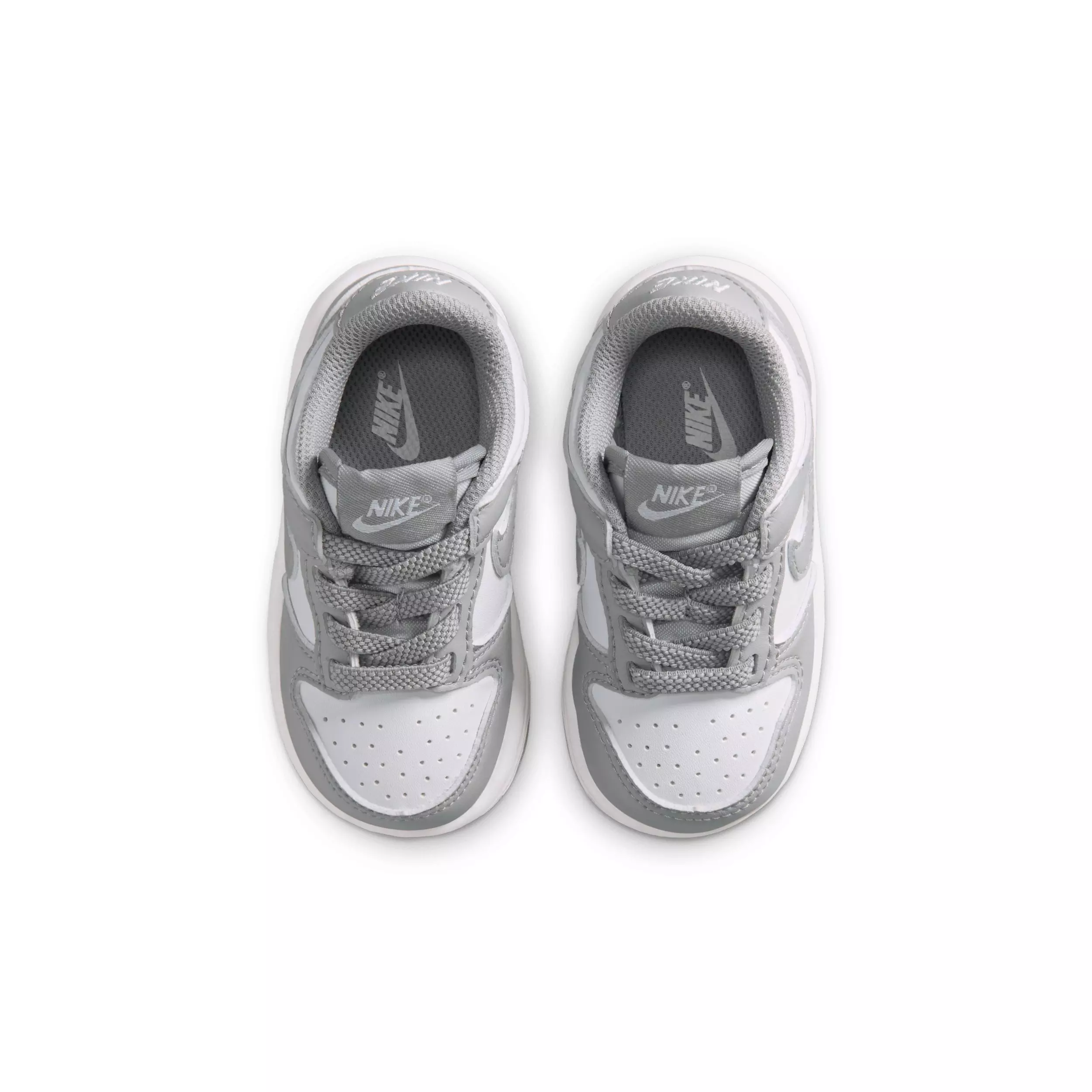 Nike Dunk Low "White/White/Light Smoke Grey" Infant Boys' Shoe - WHITE/WHITE/LLT GREY