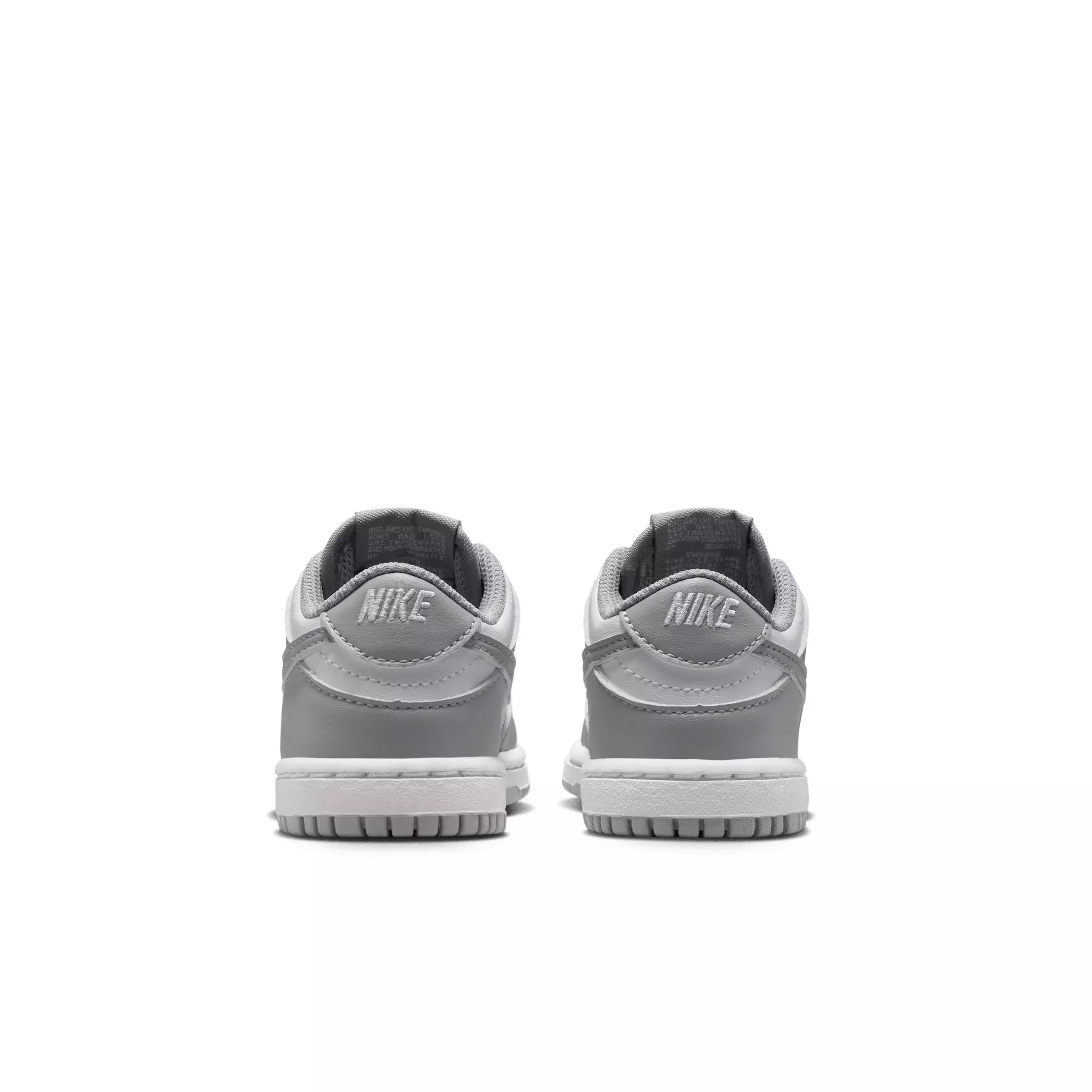 Nike Dunk Low "White/White/Light Smoke Grey" Infant Boys' Shoe - WHITE/WHITE/LLT GREY