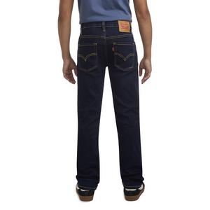 Levi's 511 Eco-Soft Performance Slim Fit Dark Wash Big Boys' Dark Blue Denim Straight Jeans