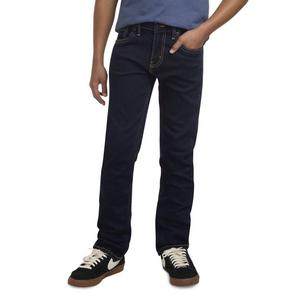 Levi's 511 Eco-Soft Performance Slim Fit Dark Wash Big Boys' Dark Blue Denim Straight Jeans