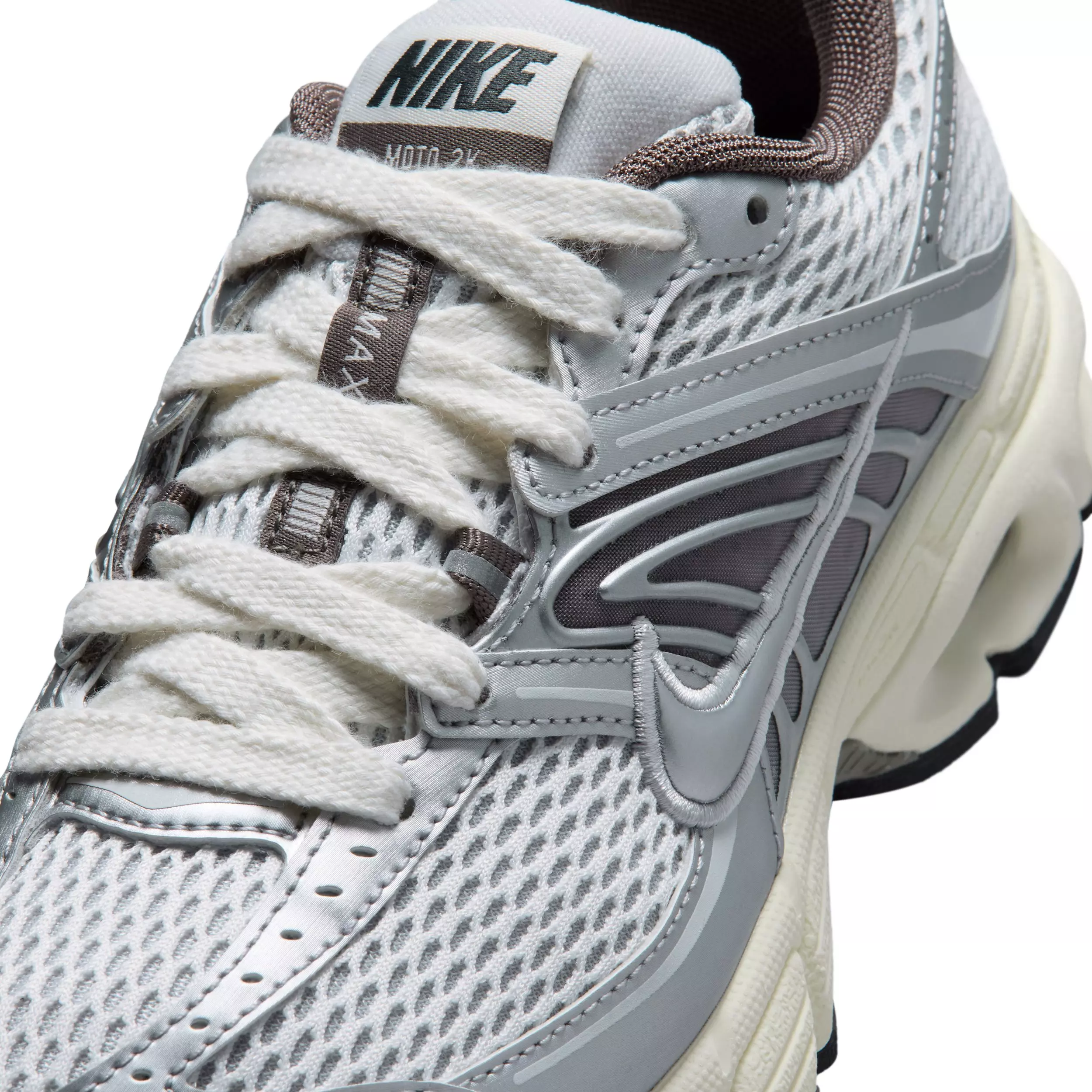 Nike Air Max Moto 2K "Platinum Tint/Cave Stone/Anthracite/Metallic Silver" Grade School Boys' Shoe - PLATINUM/STONE/ANTHRACITE/SILVER