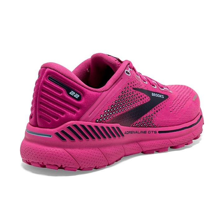 Brooks Adrenaline GTS 22 "Rose/Purple" Women's Running Shoe - ROSE/PURPLE Thumbnail View 4