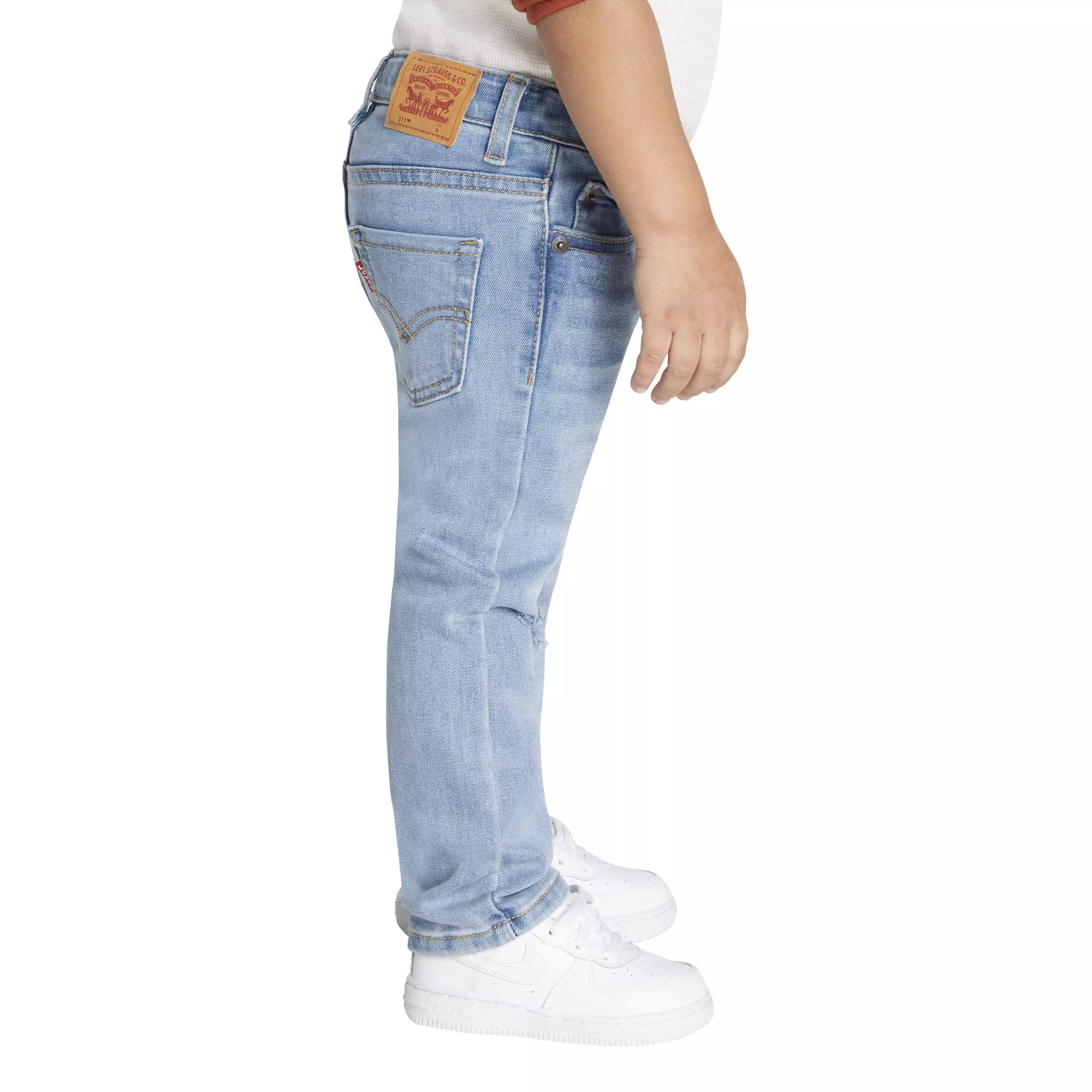 Levi's 511 Eco-Soft Performance Slim Fit Light Wash Toddler Boys' Lt Blue Denim Straight Jeans - LT BLUE