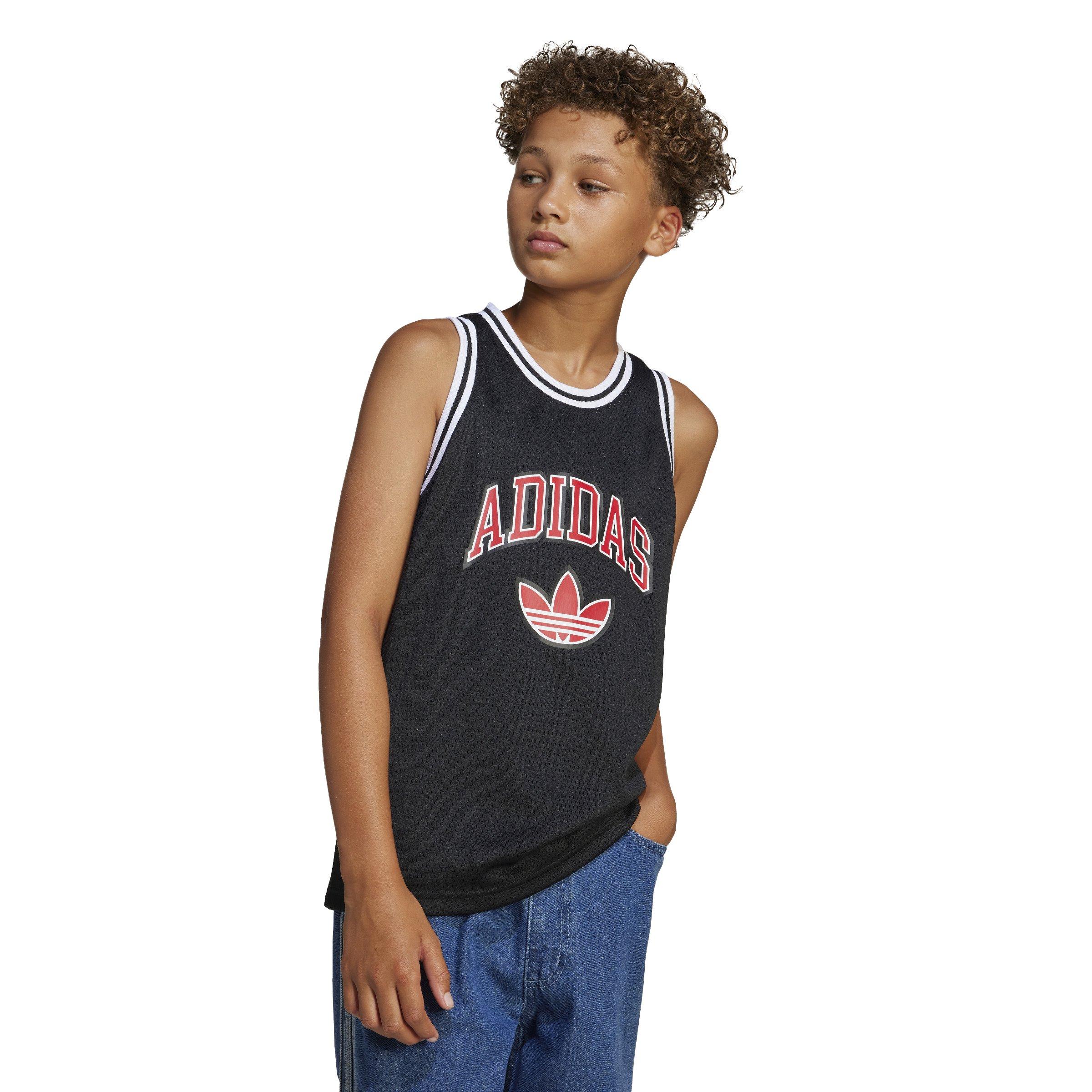 adidas Originals Big Boys' Black Tank Top