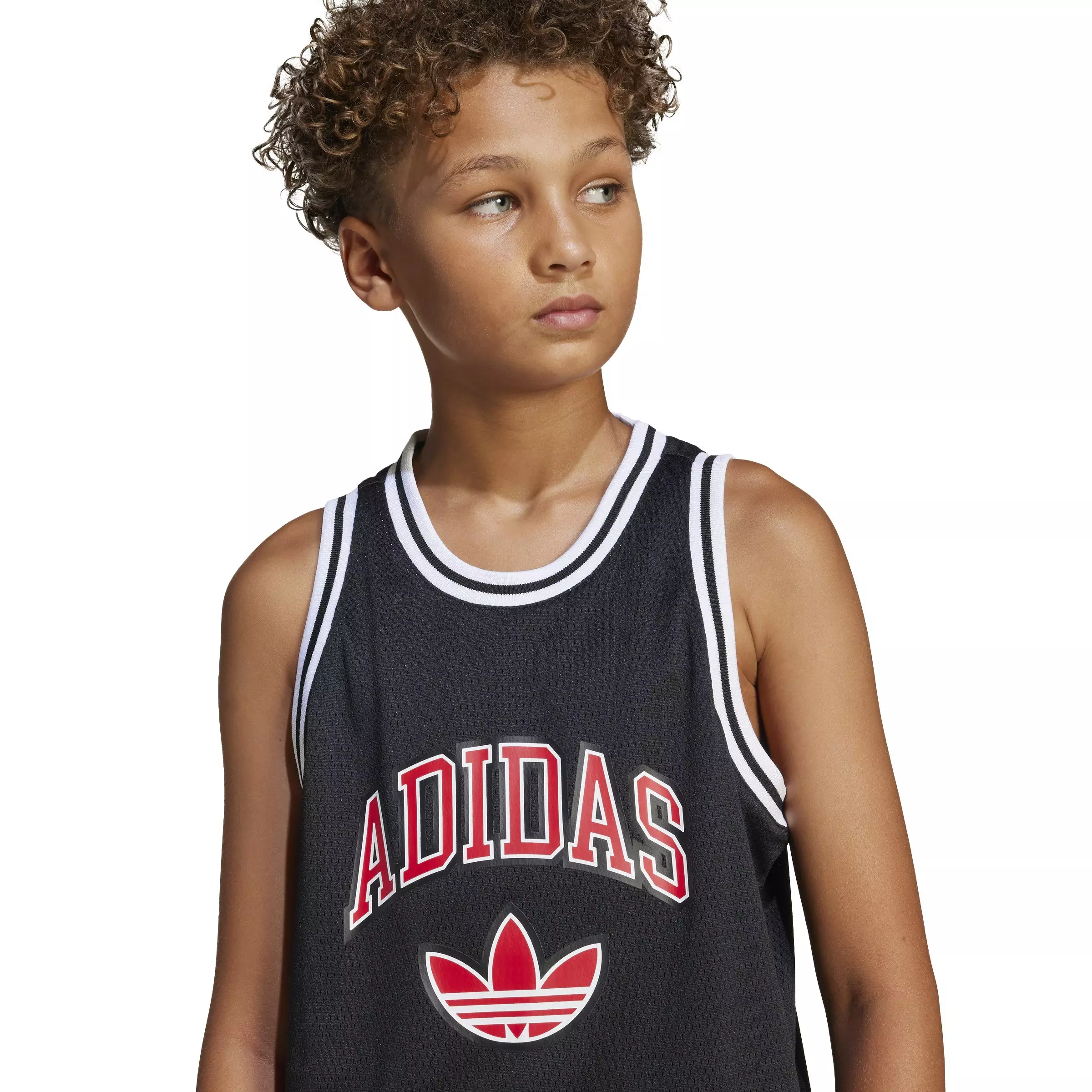 adidas Originals Big Boys' Tank Top - Black - BLACK