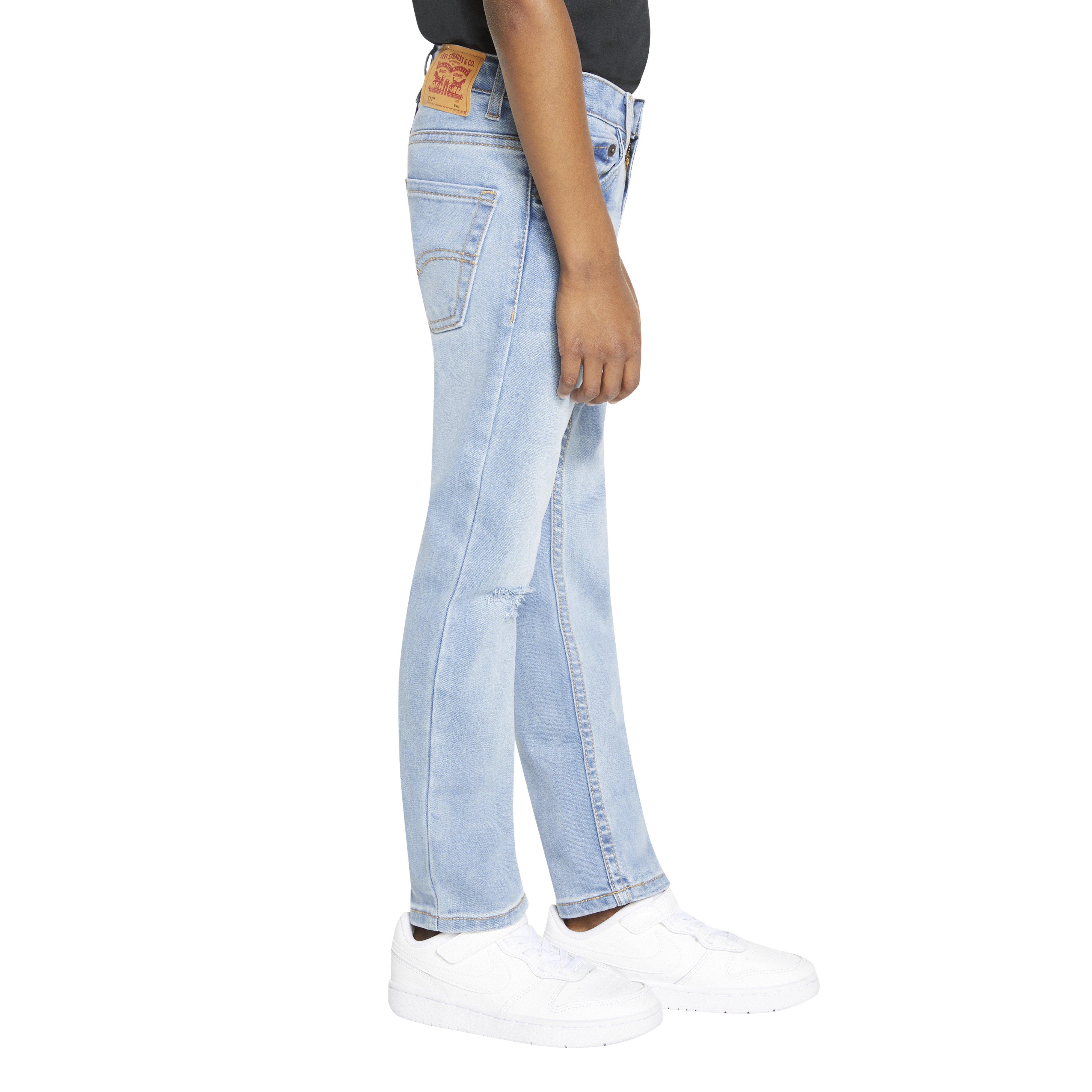 Levi's 511 Eco-Soft Performance Slim Fit Lt Wash Little Boys' Lt Blue Denim Straight Jeans - LT BLUE