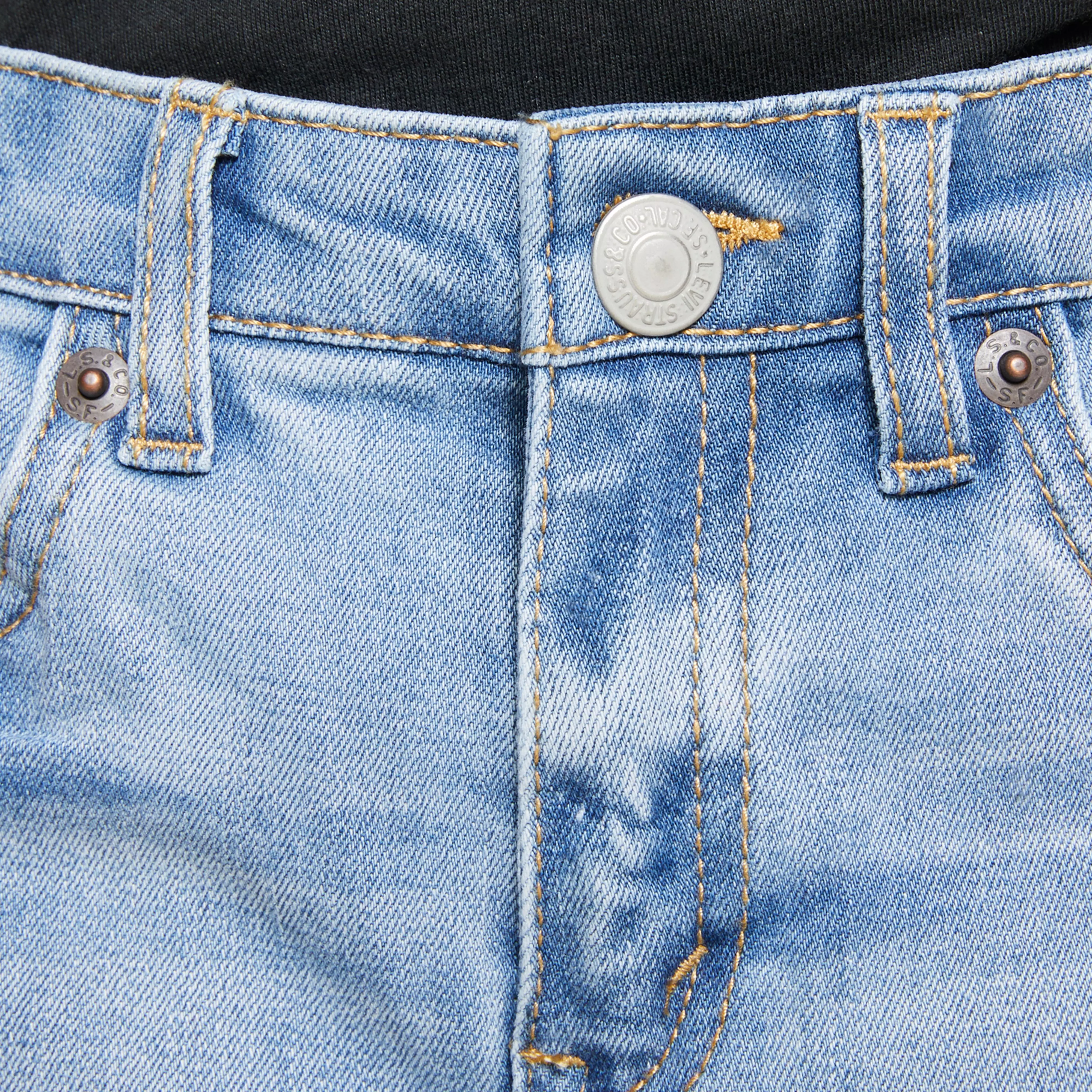 Levi's 511 Eco-Soft Performance Slim Fit Lt Wash Little Boys' Lt Blue Denim Straight Jeans - LT BLUE
