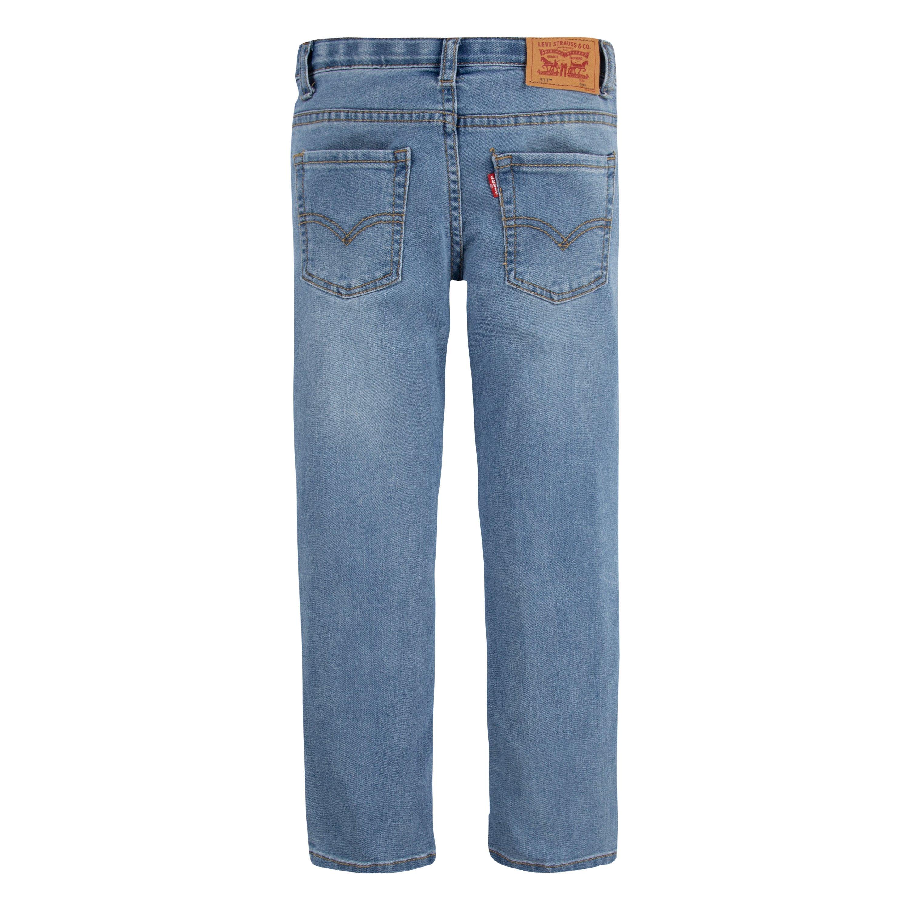 Levi's 511 Eco-Soft Performance Slim Fit Lt Wash Little Boys' Lt Blue Denim Straight Jeans - LT BLUE
