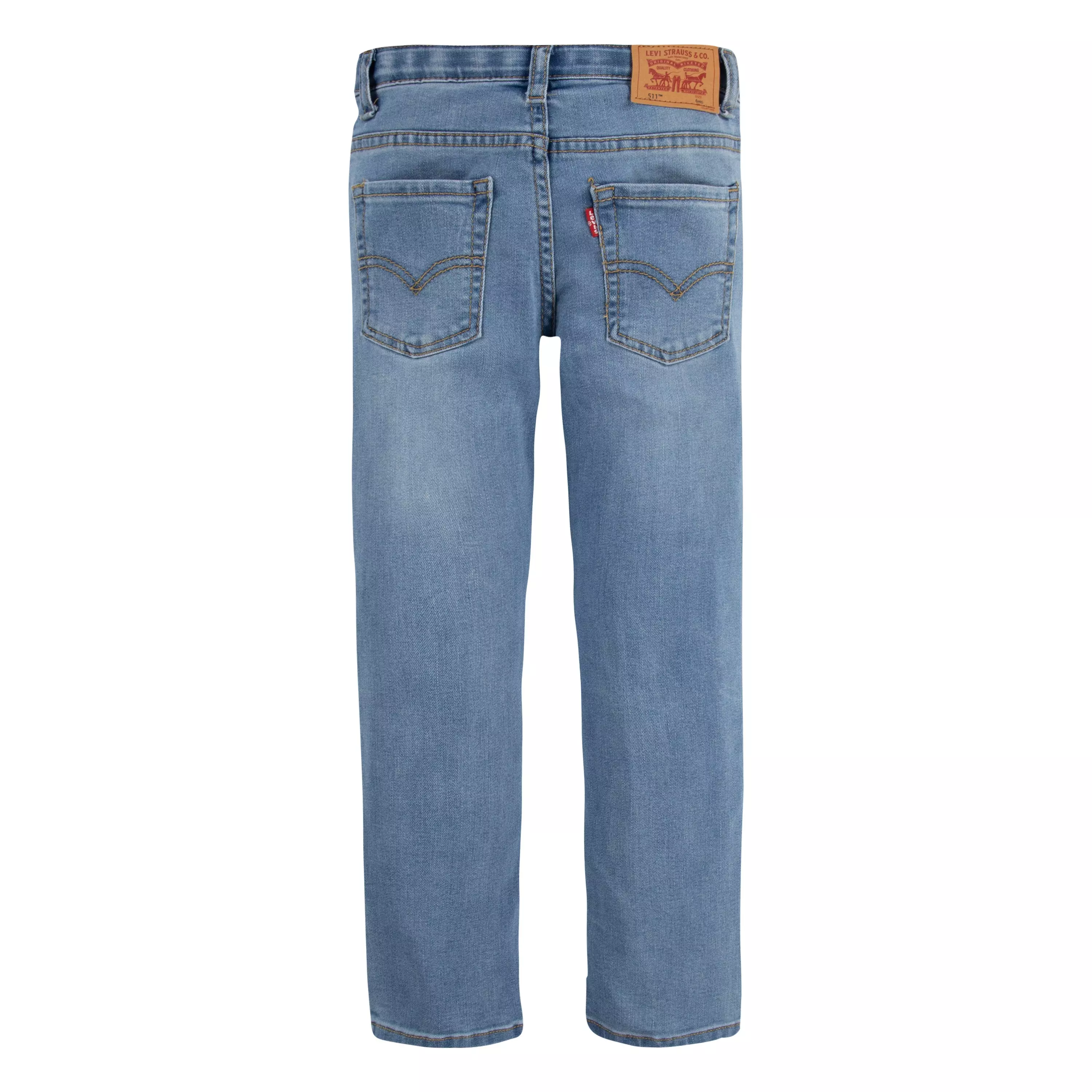 Levi's 511 Eco-Soft Performance Slim Fit Lt Wash Little Boys' Lt Blue Denim Straight Jeans - LT BLUE