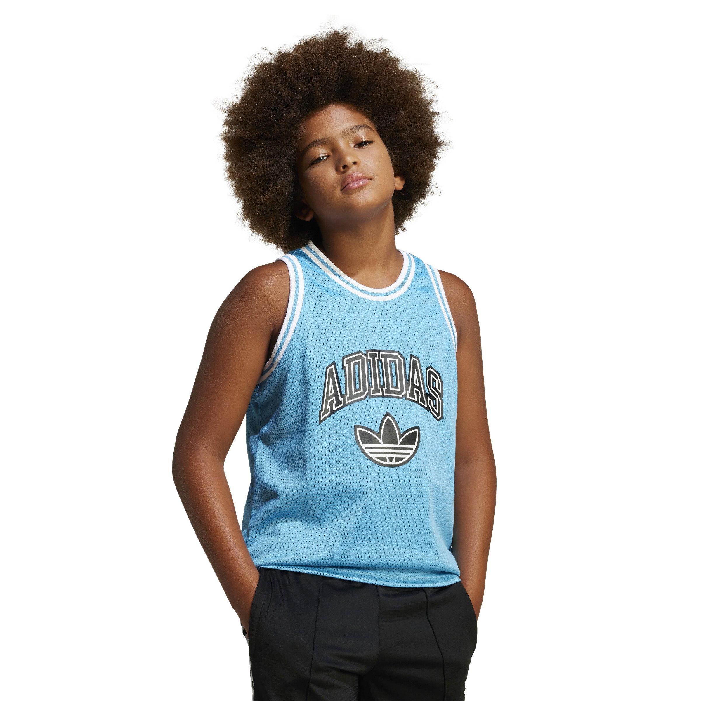 adidas Originals Big Boys' Tank Top - Blue - BLUE Thumbnail View 1