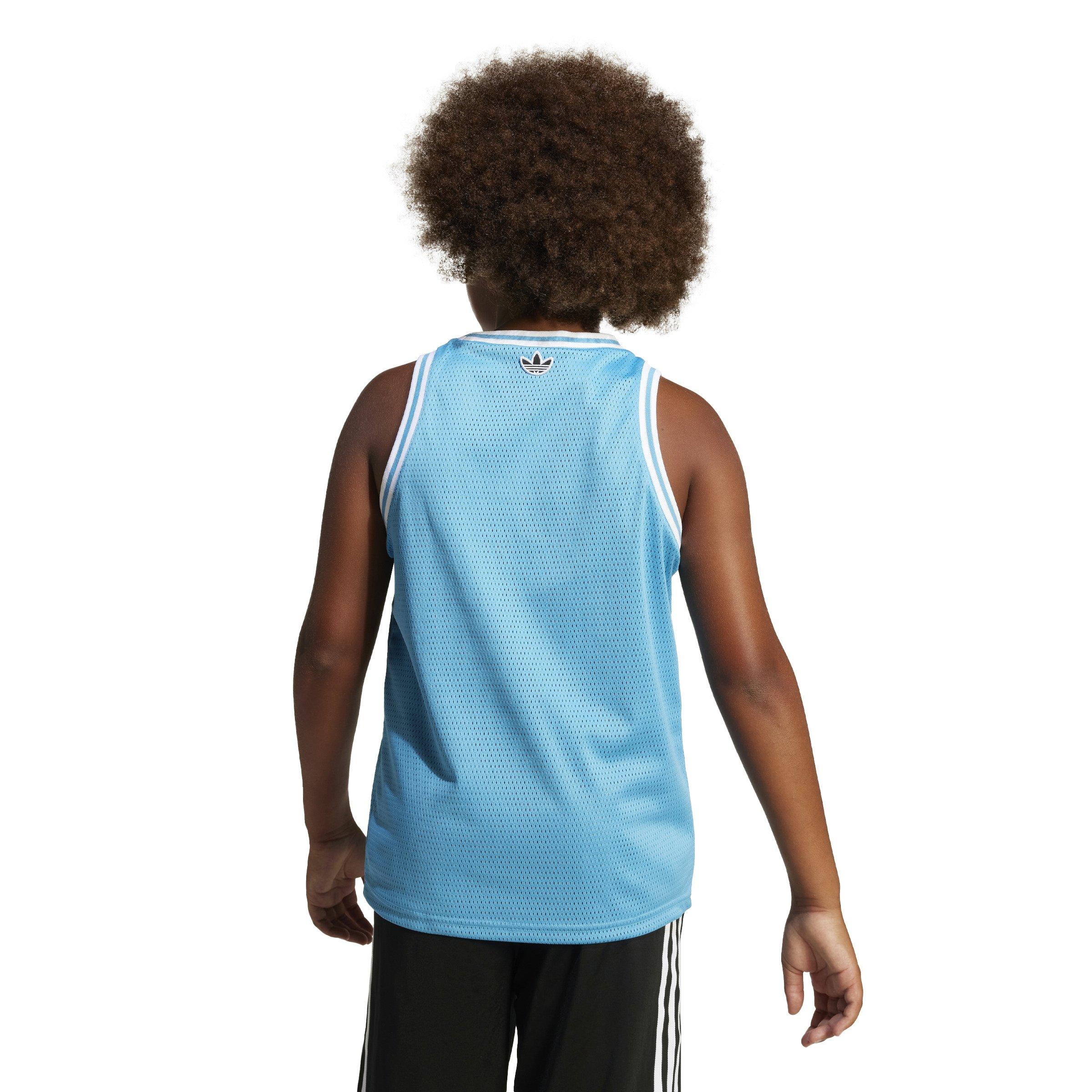 adidas Originals Big Boys' Tank Top - Blue - BLUE Thumbnail View 2