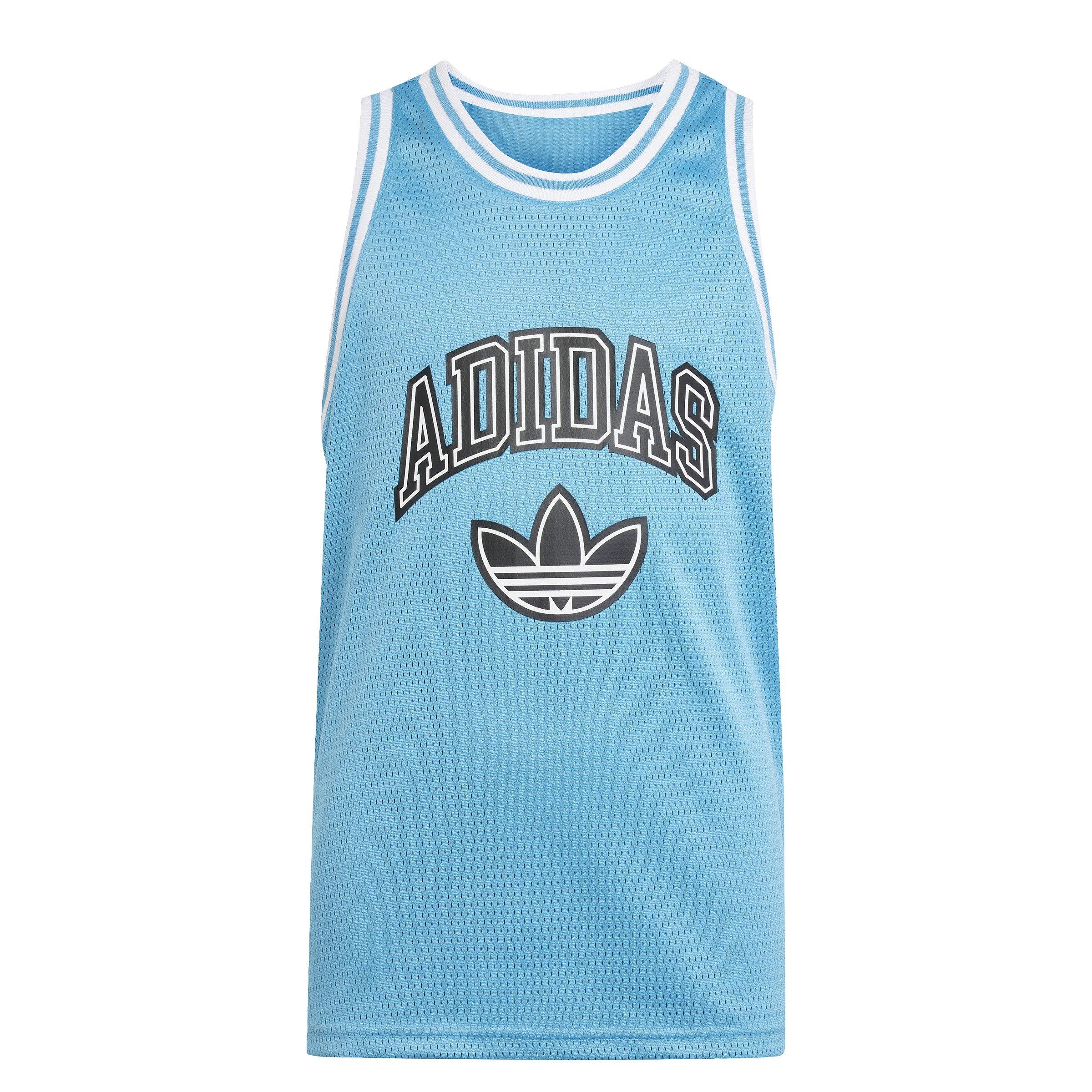 adidas Originals Big Boys' Tank Top - Blue - BLUE Thumbnail View 6