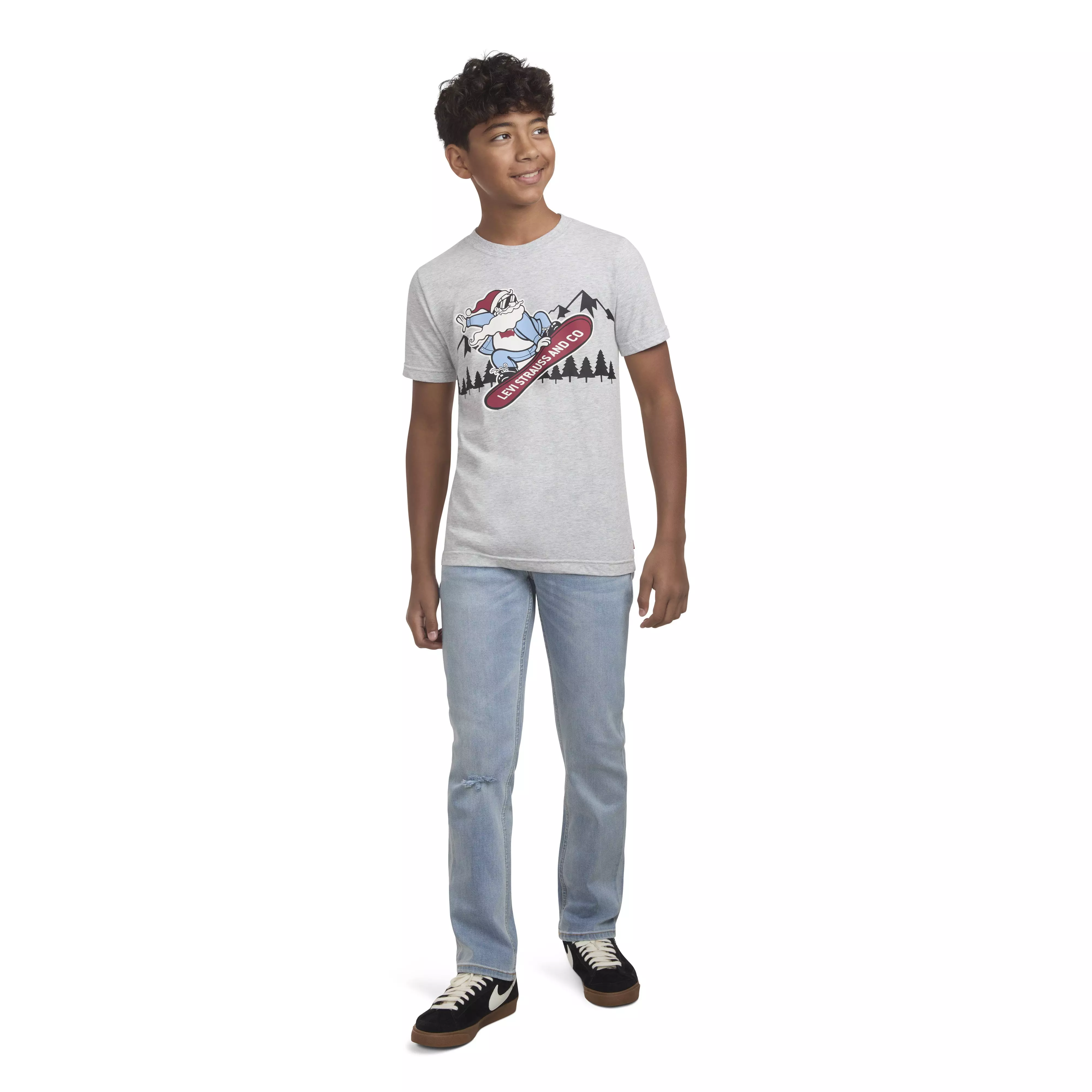 Levi's Big Boys' 511 Eco-Soft Performance Slim Fit Lt Wash Denim Straight Jeans - Lt Blue - LT BLUE