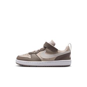 Nike Court Borough Low "Moon Particle/Cave Stone/White/White" Preschool Boys' Shoe - MOON/STONE/WHITE/WHITE