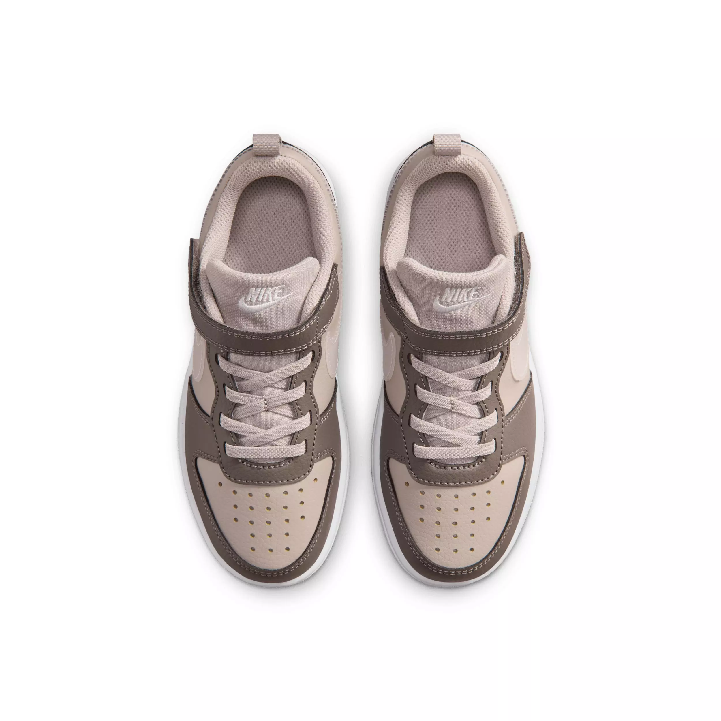 Nike Court Borough Low "Moon Particle/Cave Stone/White/White" Preschool Boys' Shoe - MOON/STONE/WHITE/WHITE