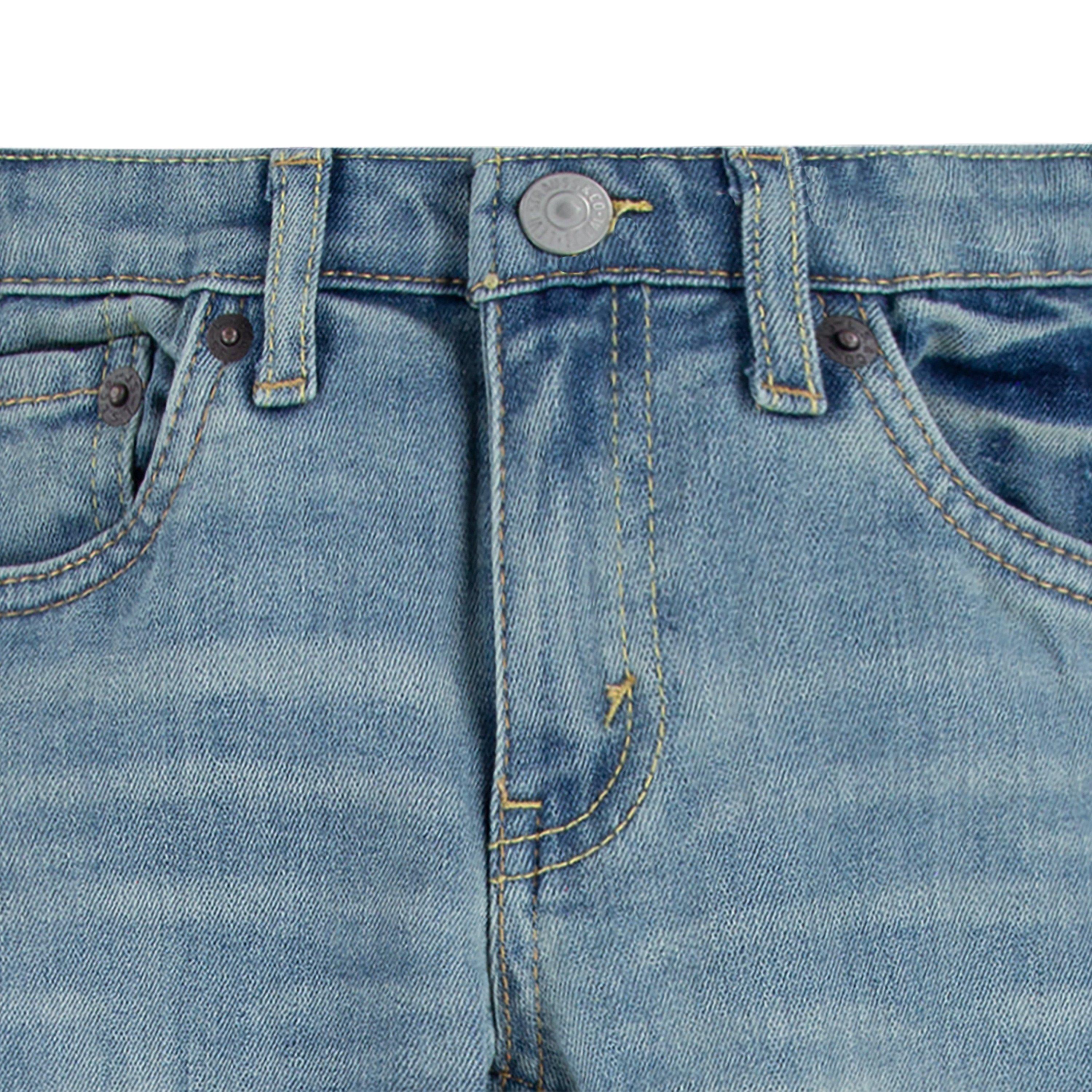 Levi's 511 Eco-Soft Performance Slim Fit Med Wash Little Boys' Dodger Blue Denim Jeans - DODGER BLUE Thumbnail View 4