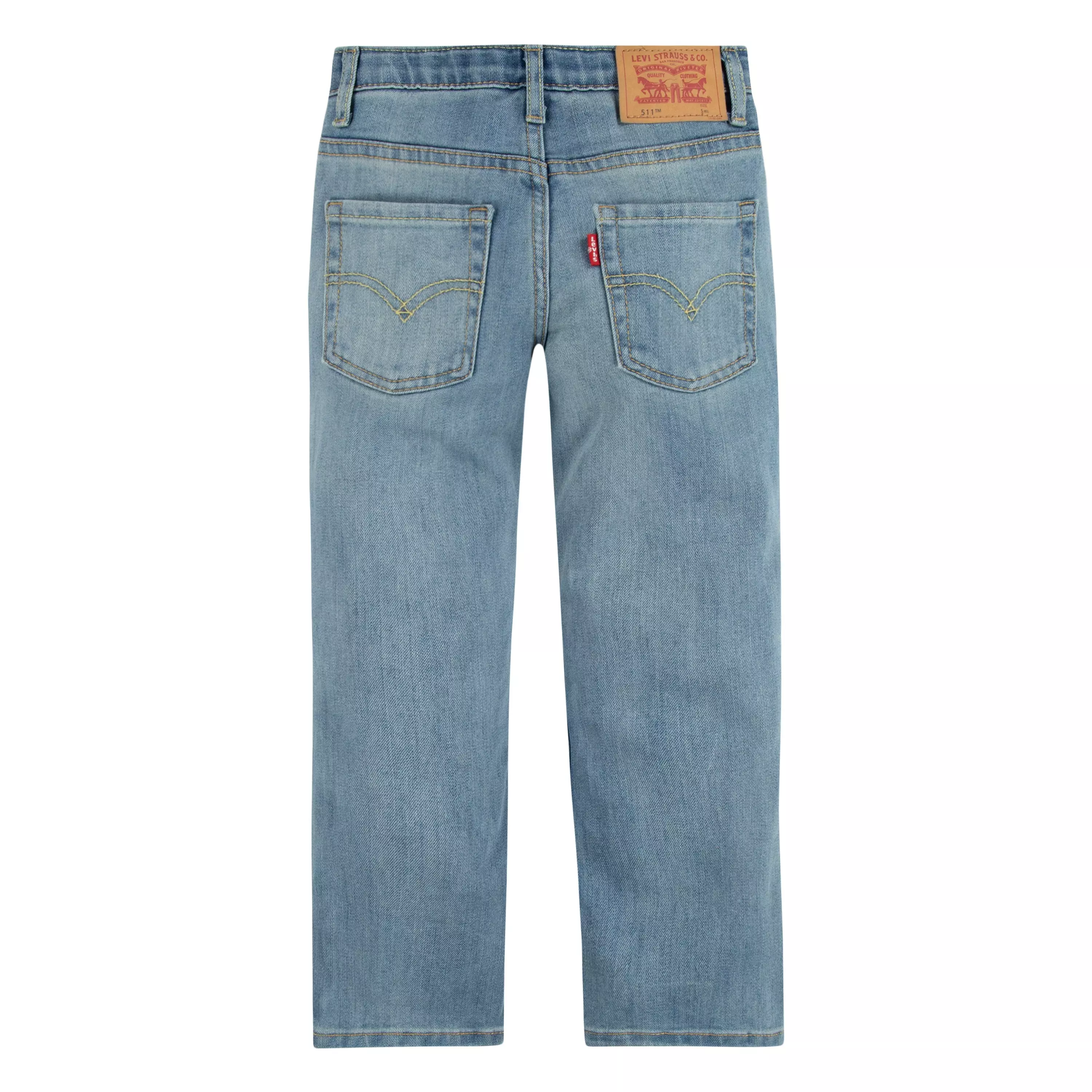 Levi's 511 Eco-Soft Performance Slim Fit Med Wash Little Boys' Dodger Blue Denim Jeans - DODGER BLUE