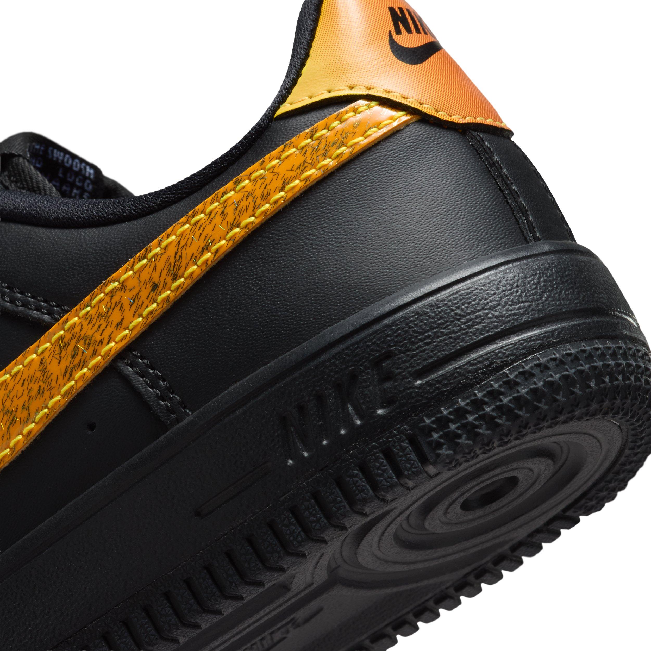 Nike Force 1 Low Preschool Boys' "Black/Laser Orange/Picante Red/Action Grape" Shoe