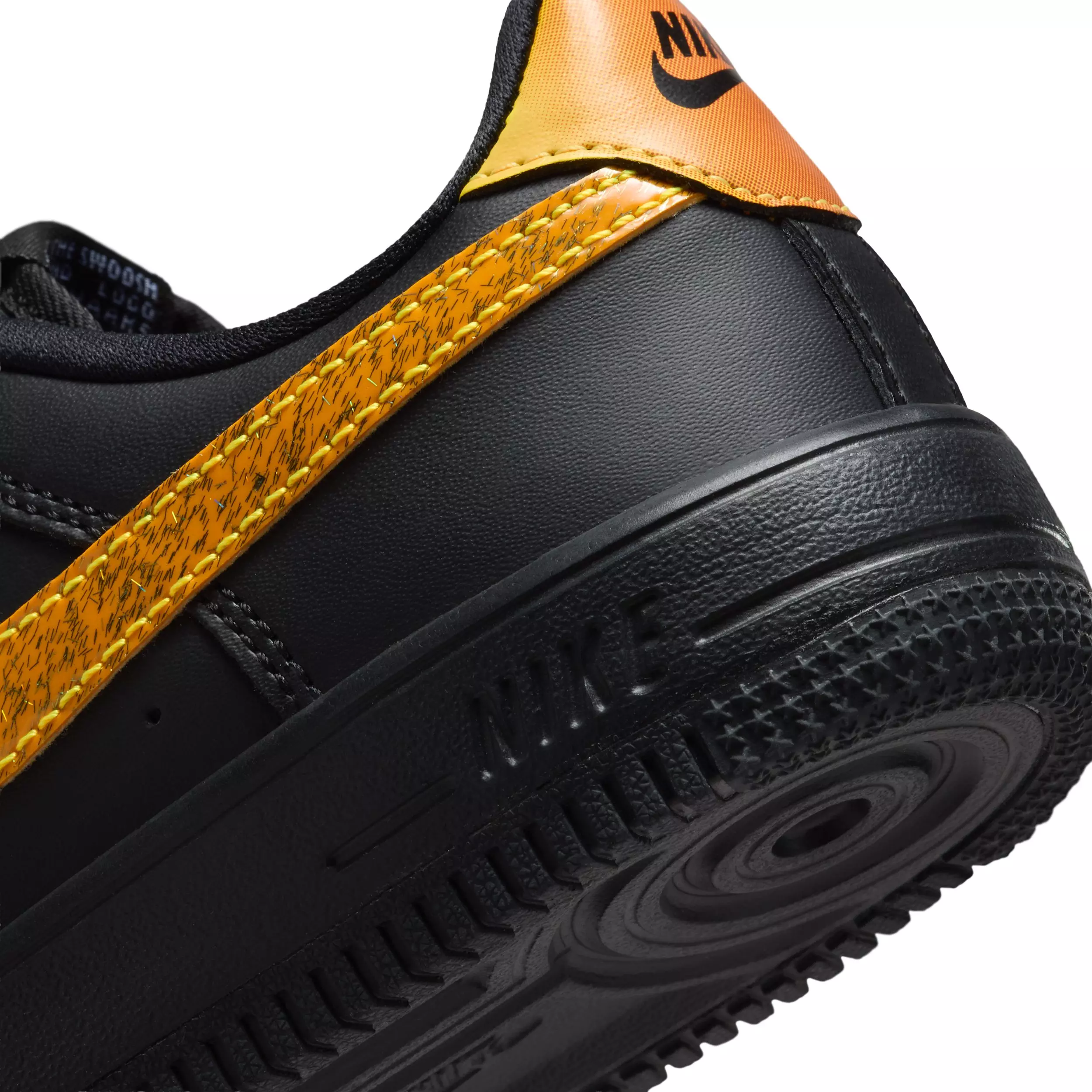 Nike Force 1 Low "Black/Laser Orange/Picante Red/Action Grape" Preschool Boys' Shoe - BLACK/ORANGE/RED/GRAPE