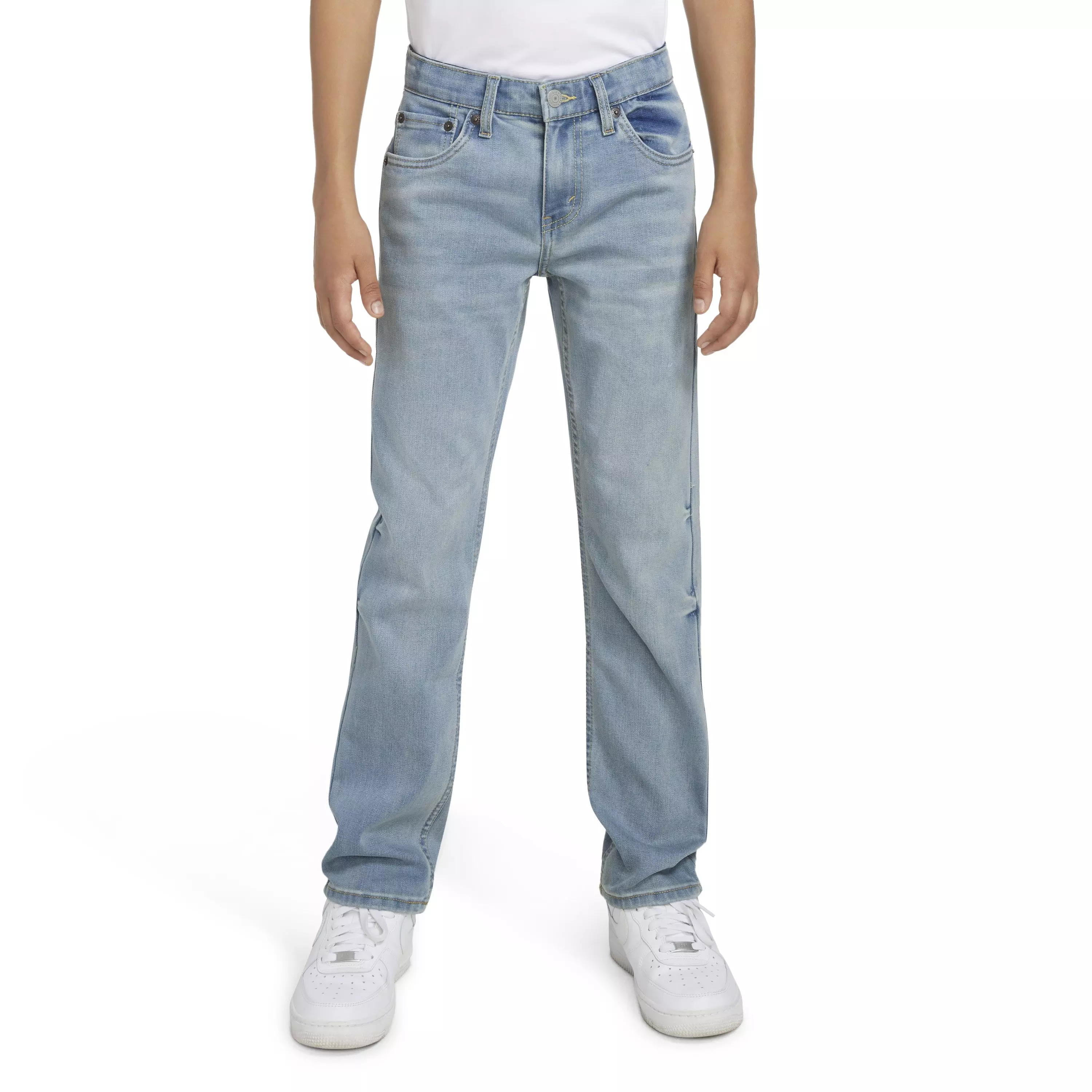 Levi's 511 Eco-Soft Performance Slim Fit Med Wash Big Boys' Dodger Blue Denim Jeans - DODGER BLUE