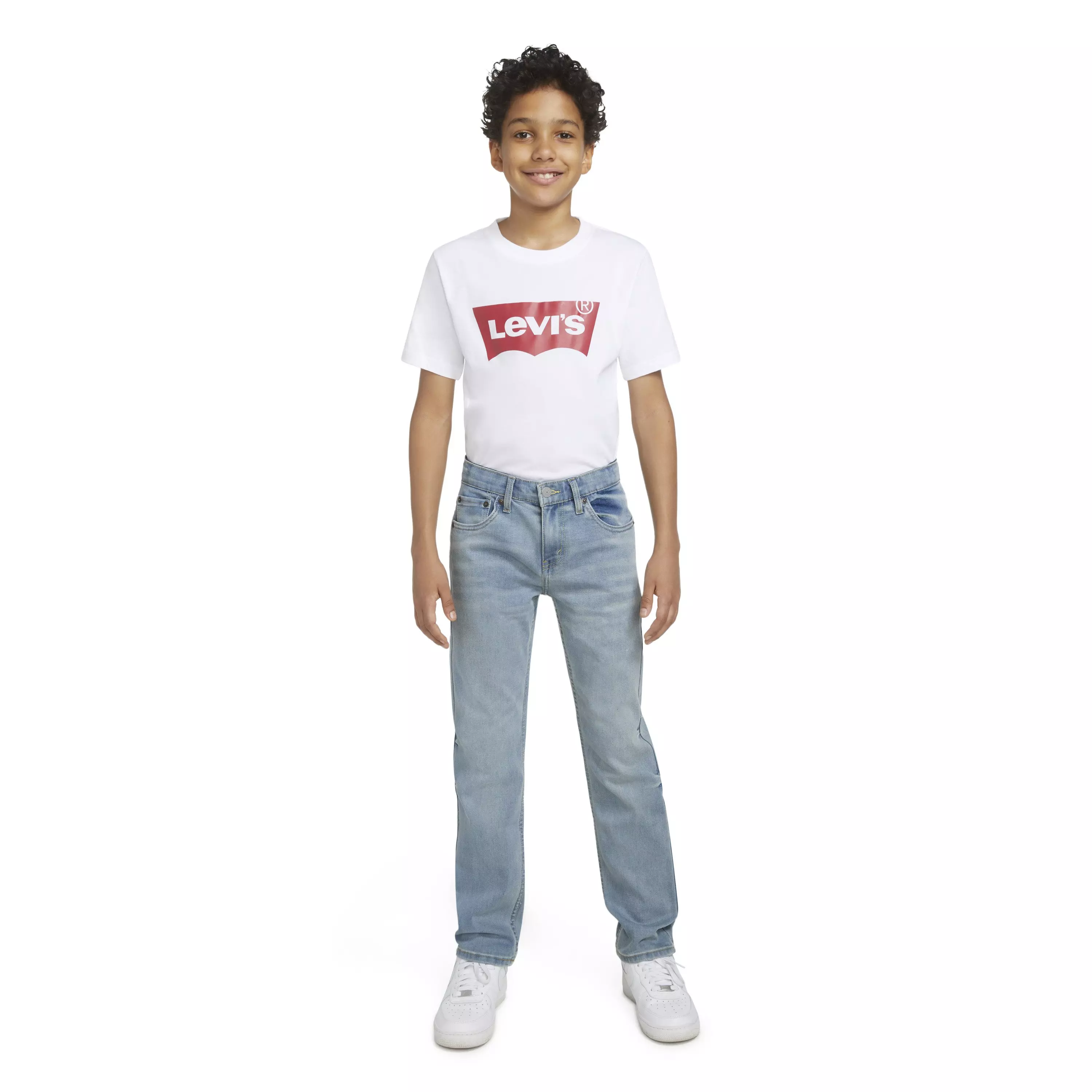 Levi's Big Boys' 511 Eco-Soft Performance Slim Fit Med Wash Dodger Blue Denim Jeans - DODGER BLUE