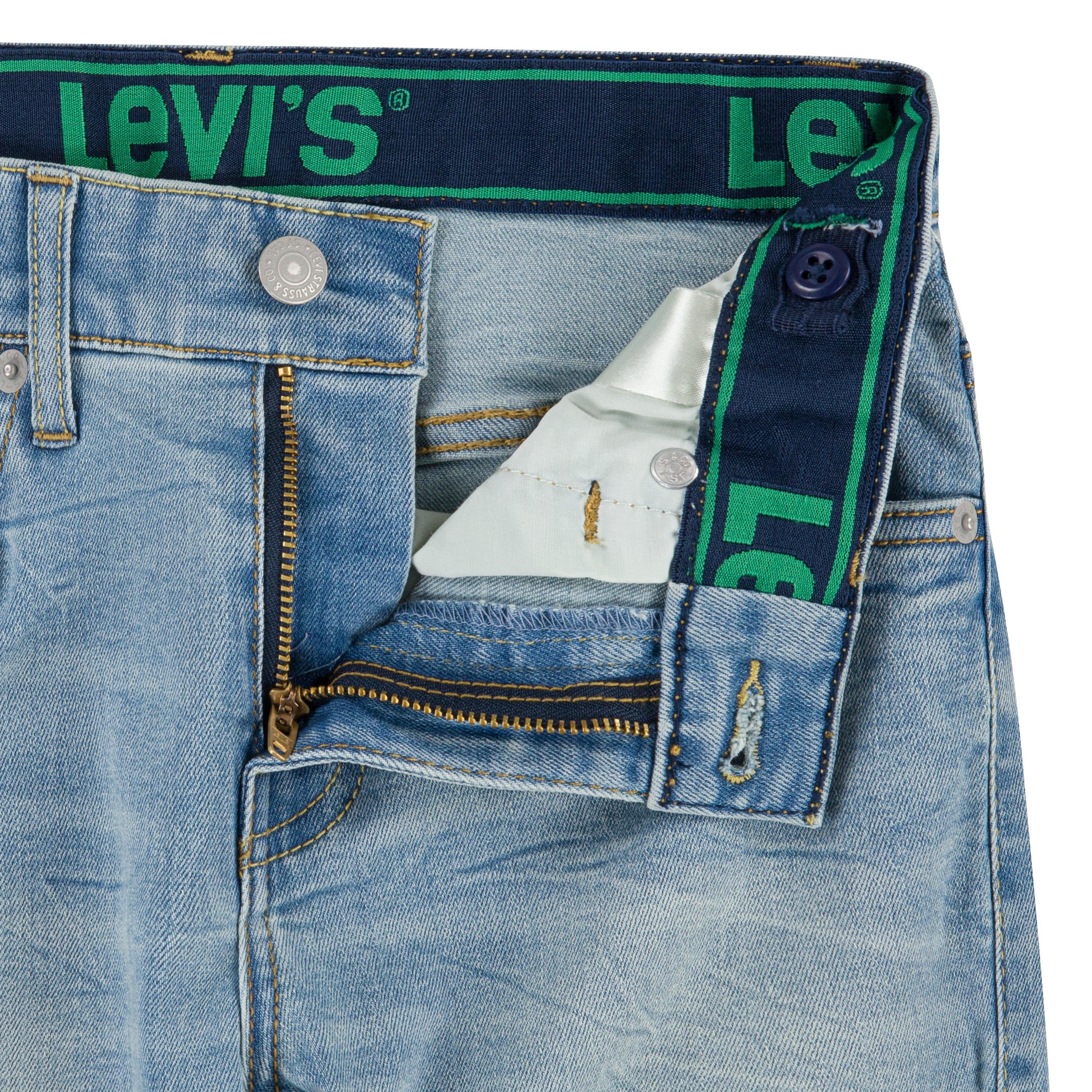 Levi's 511 Eco-Soft Performance Slim Fit Med Wash Big Boys' Dodger Blue Denim Jeans - DODGER BLUE Thumbnail View 7