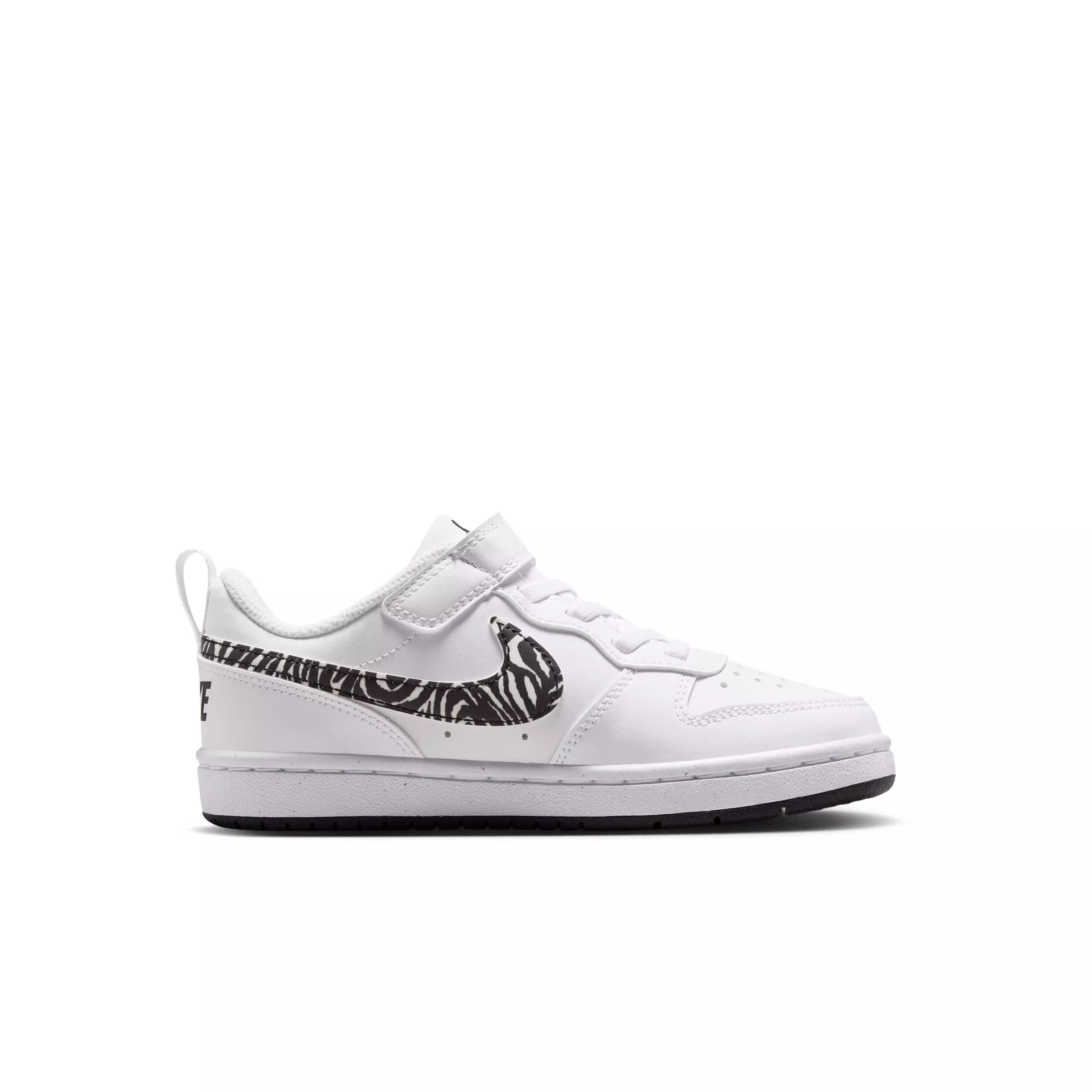 Nike Court Borough Low "White/Black" Preschool Boys' Shoe - WHITE/BLACK