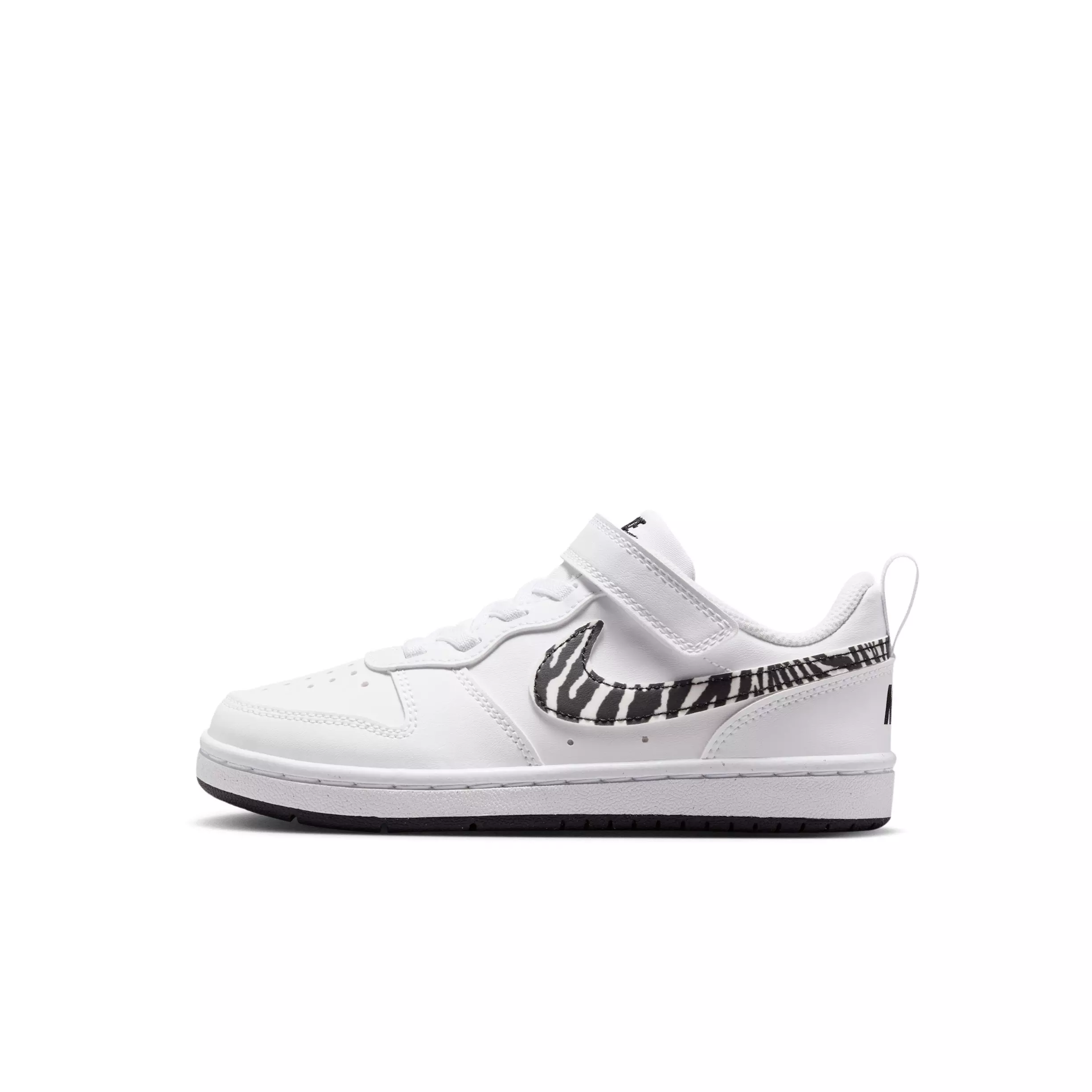 Nike Court Borough Low "White/Black" Preschool Boys' Shoe - WHITE/BLACK