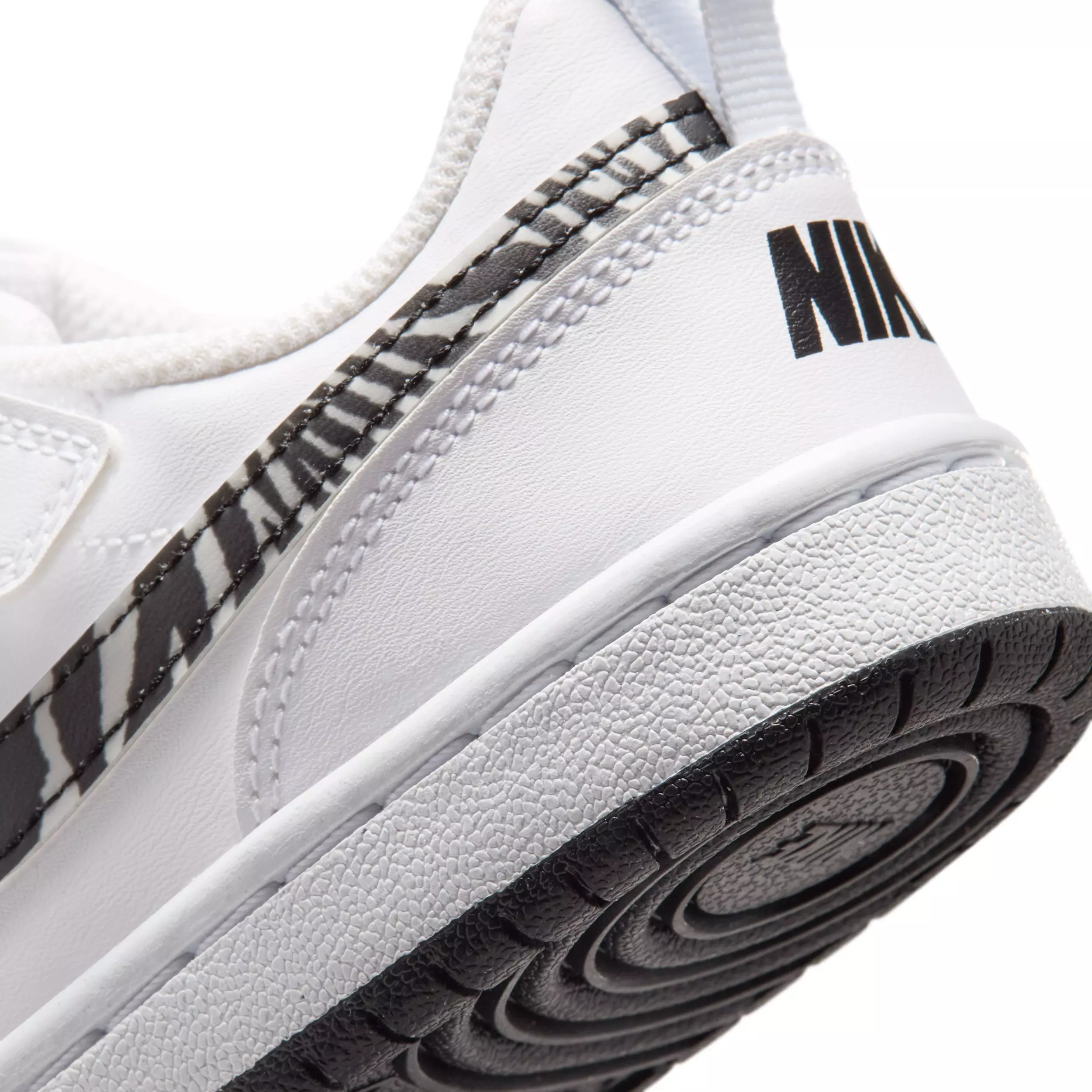 Nike Court Borough Low "White/Black" Preschool Boys' Shoe - WHITE/BLACK