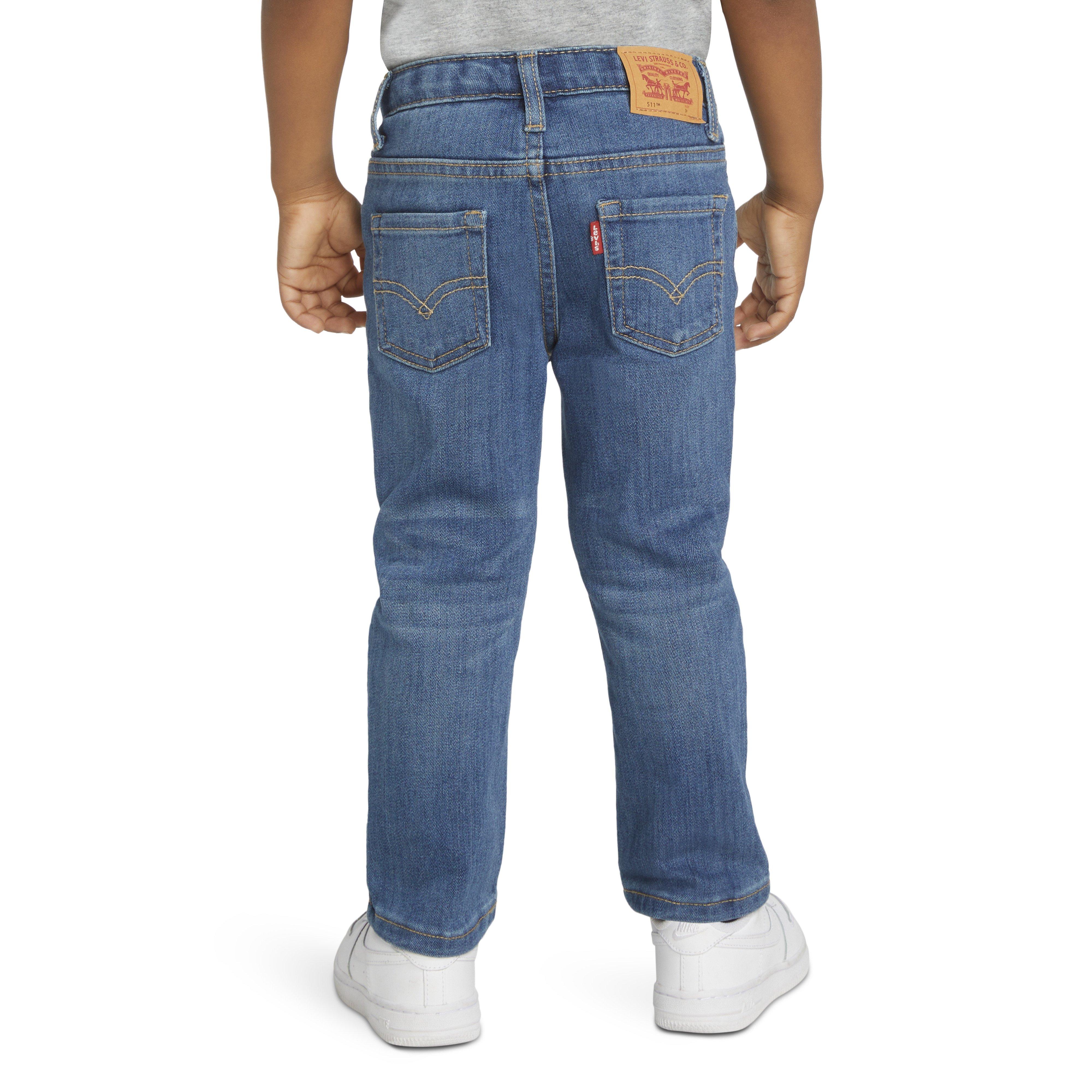 Levi's 511 Eco-Soft Performance Slim Fit Med Wash Toddler Boys' Well Worn Blue Denim Jeans