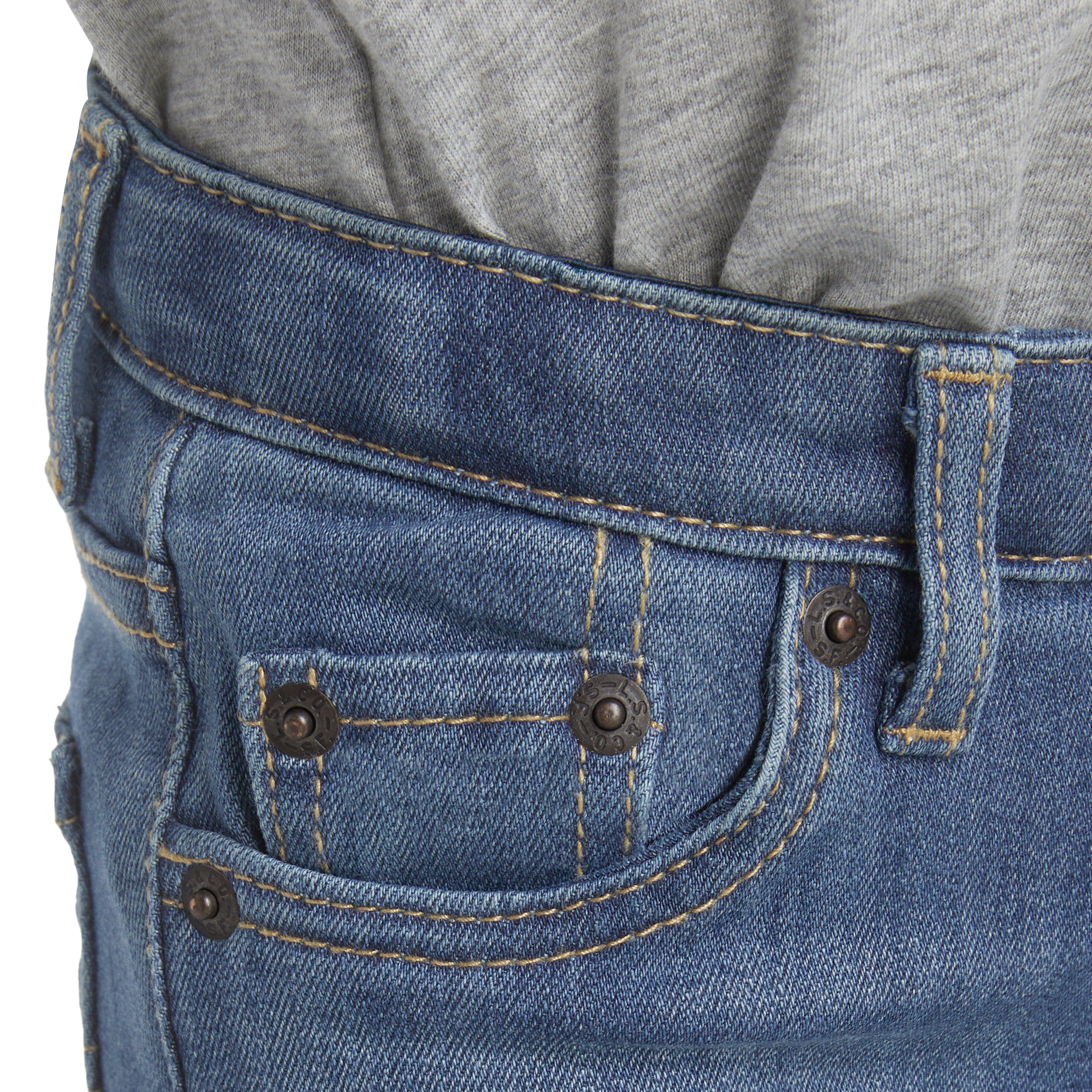 Levi's 511 Eco-Soft Performance Slim Fit Med Wash Toddler Boys' Well Worn Blue Denim Jeans - WELL WORN BLUE Thumbnail View 6