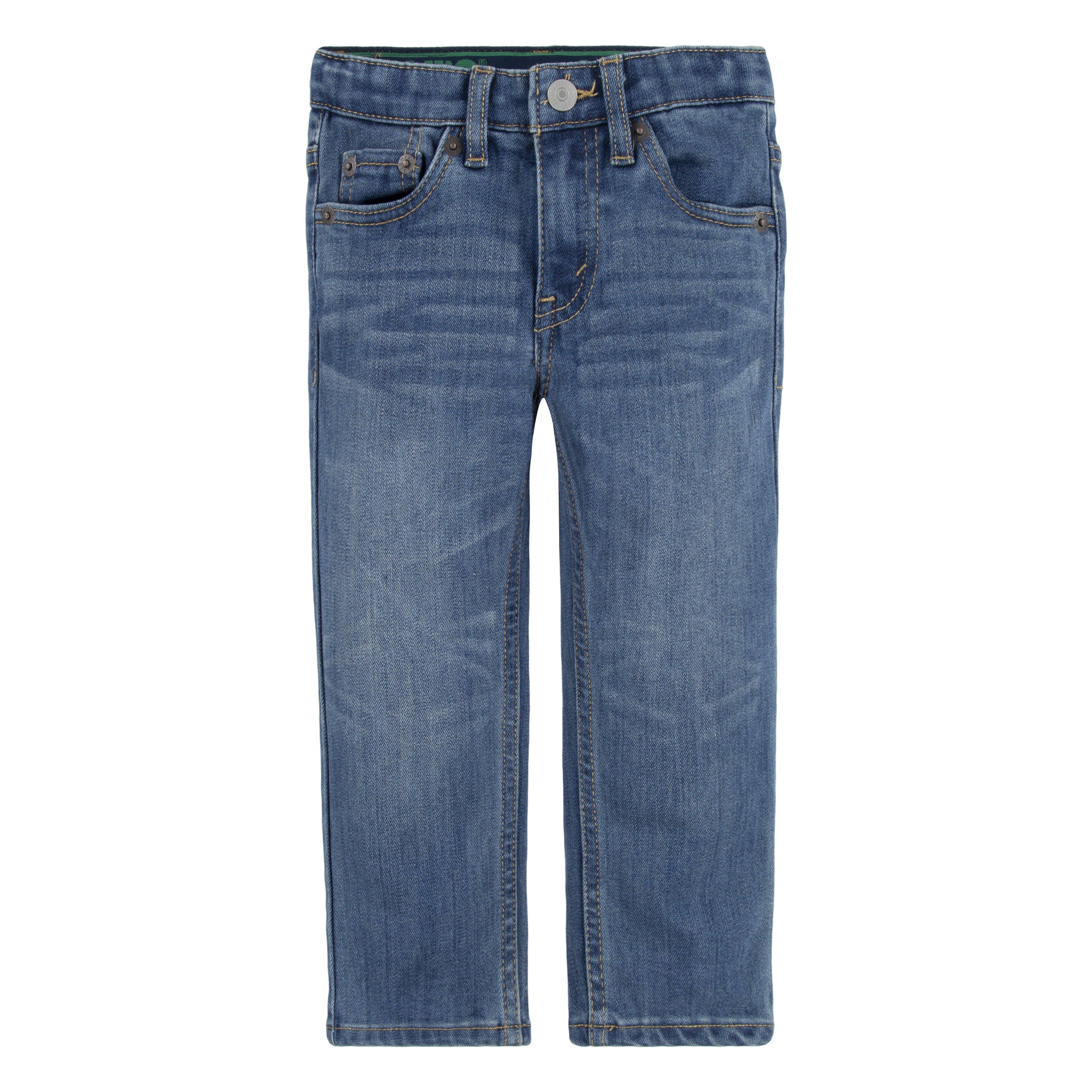 Levi's 511 Eco-Soft Performance Slim Fit Med Wash Toddler Boys' Well Worn Blue Denim Jeans - WELL WORN BLUE Thumbnail View 8
