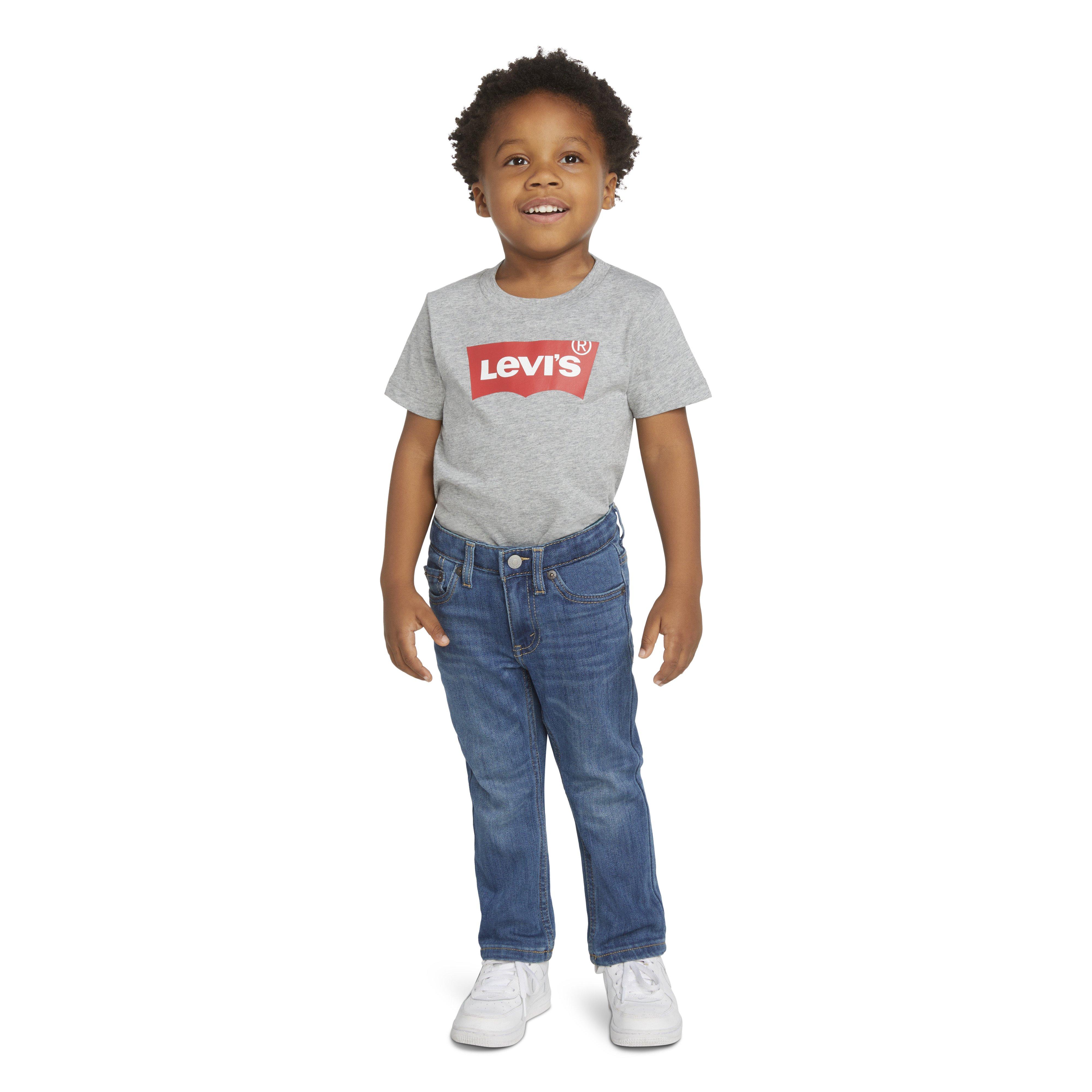 Levi's 511 Eco-Soft Performance Slim Fit Med Wash Toddler Boys' Well Worn Blue Denim Jeans - WELL WORN BLUE Thumbnail View 10