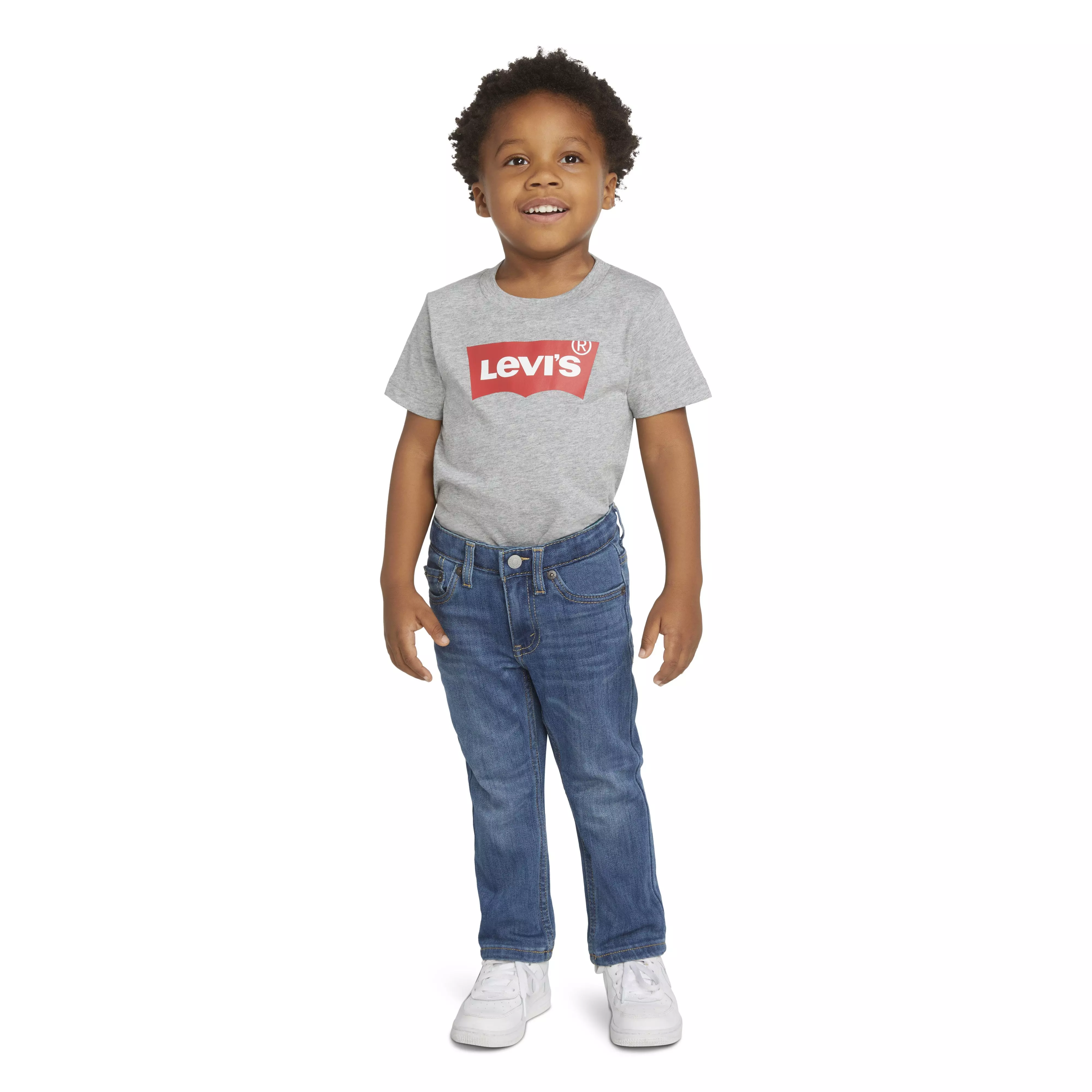 Levi's Toddler Boys' 511 Eco-Soft Performance Slim Fit Med Wash Well Worn Blue Denim Jeans - WELL WORN BLUE
